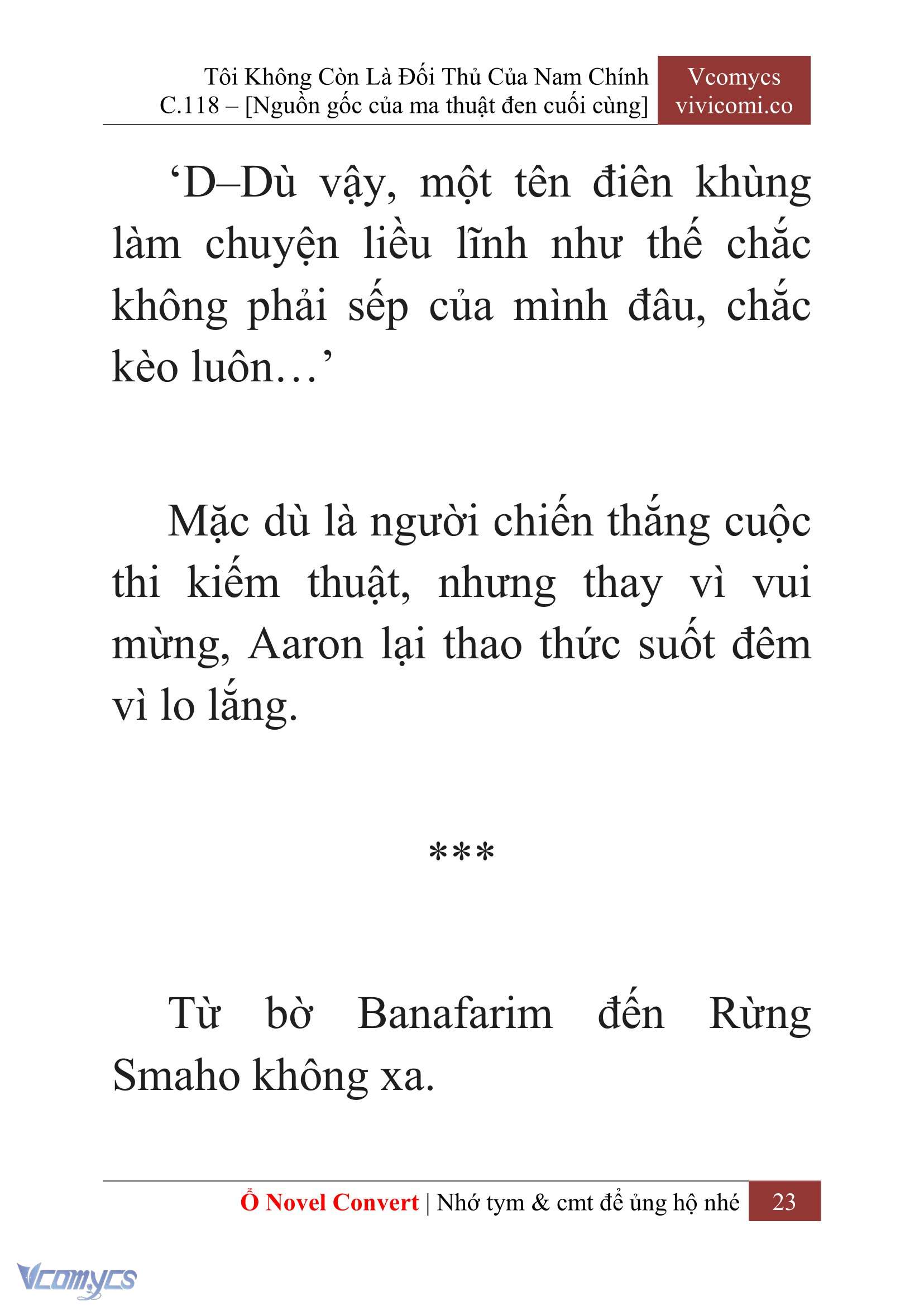 [Novel] Tôi Không Còn Là Đối Thủ Của Nam Chính Chap 118 - Trang 2