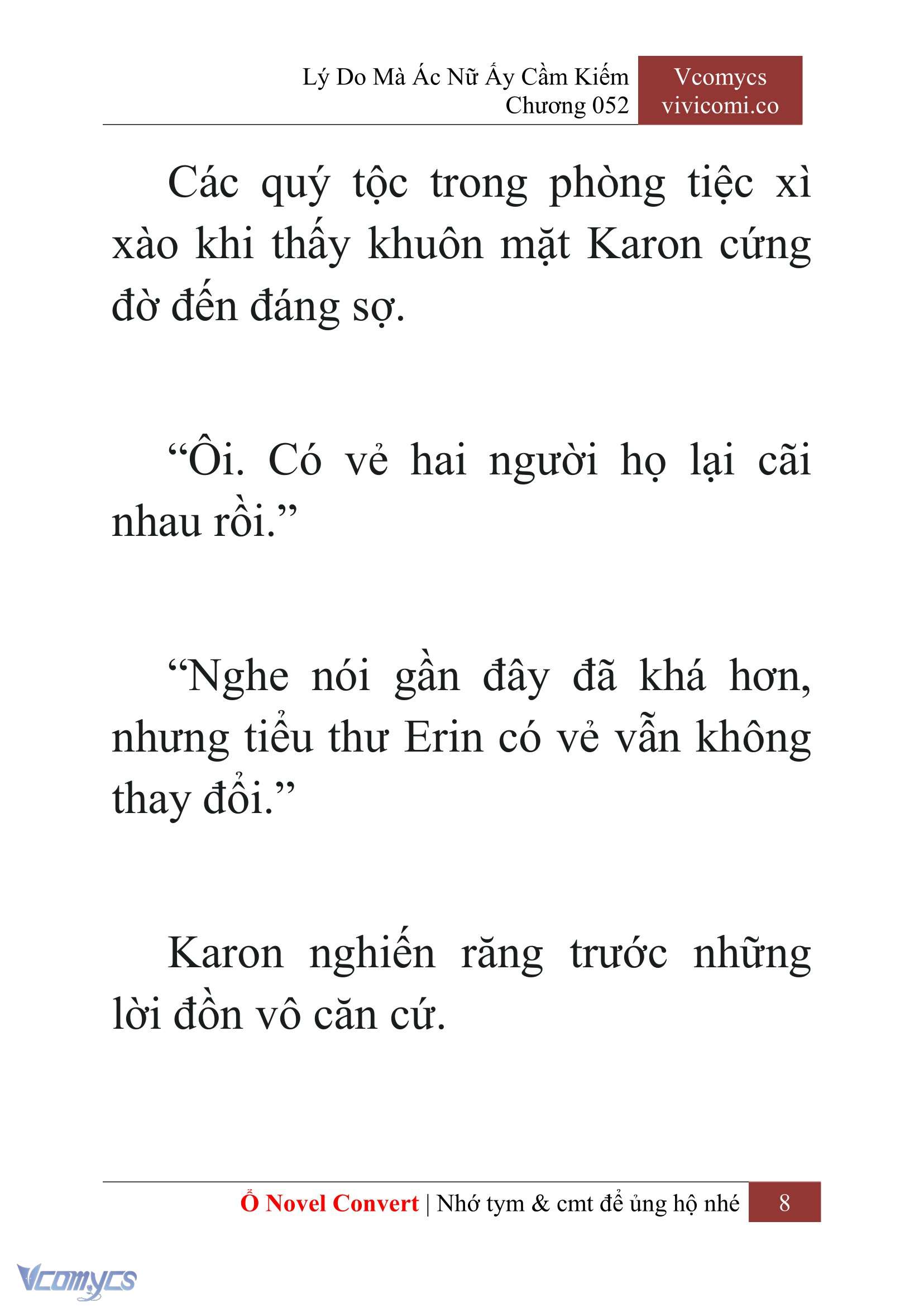 [Novel] Lý Do Mà Ác Nữ Ấy Cầm Kiếm Chap 52 - Trang 2