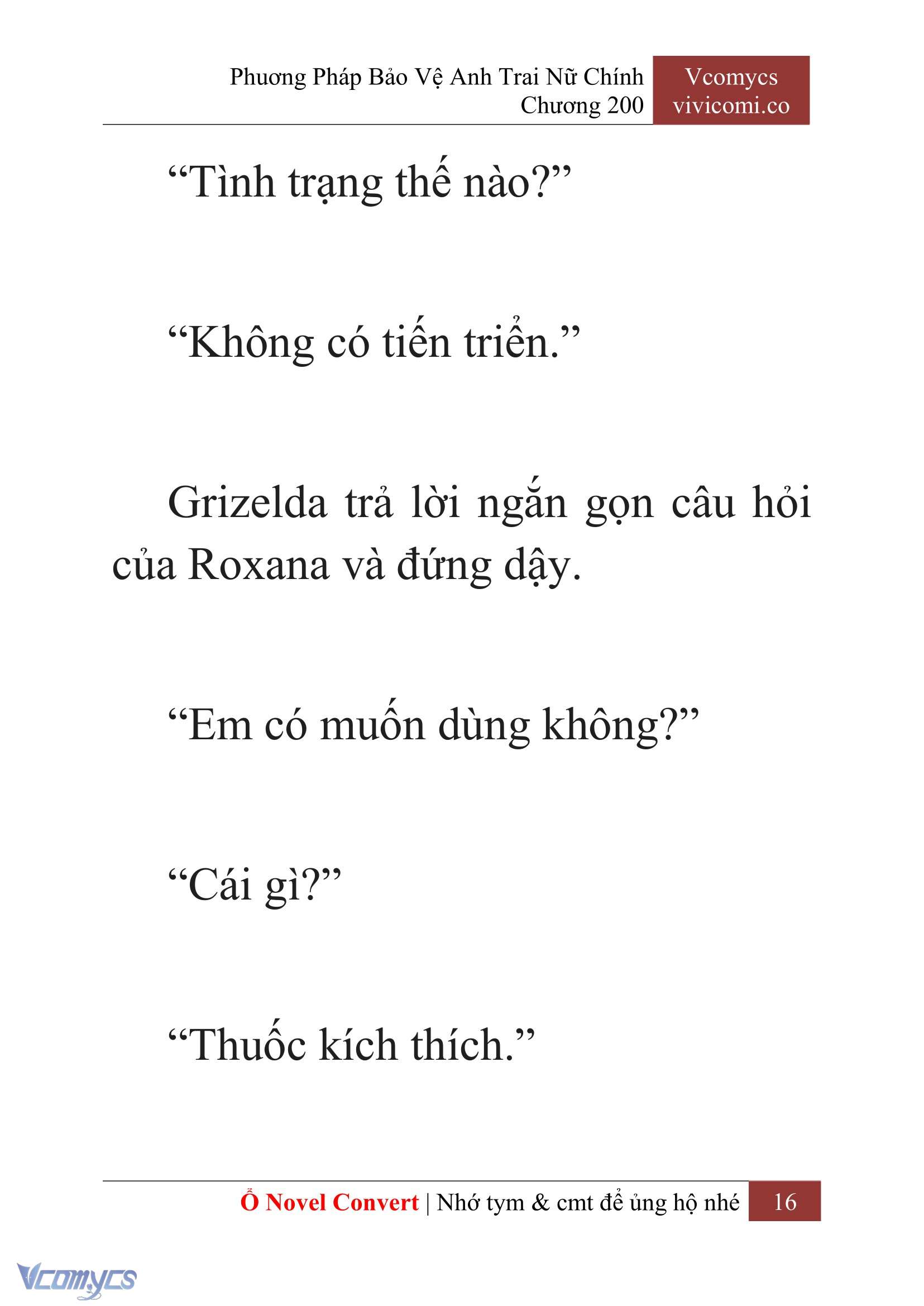 [Novel] Phương Pháp Bảo Vệ Anh Trai Nữ Chính Chap 200 - Trang 2