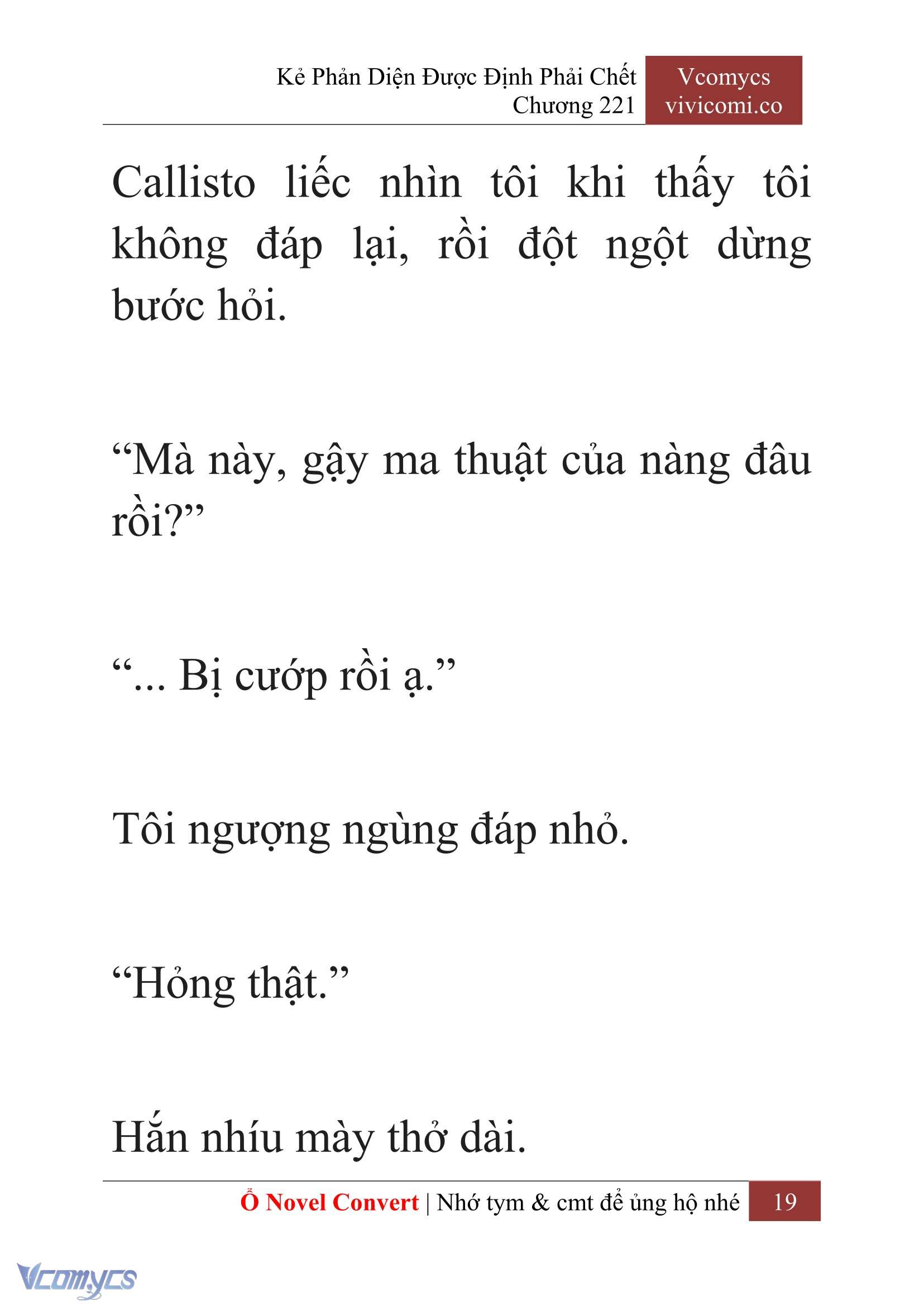 [Novel] Kẻ Phản Diện Được Định Phải Chết Chap 221 - Trang 2