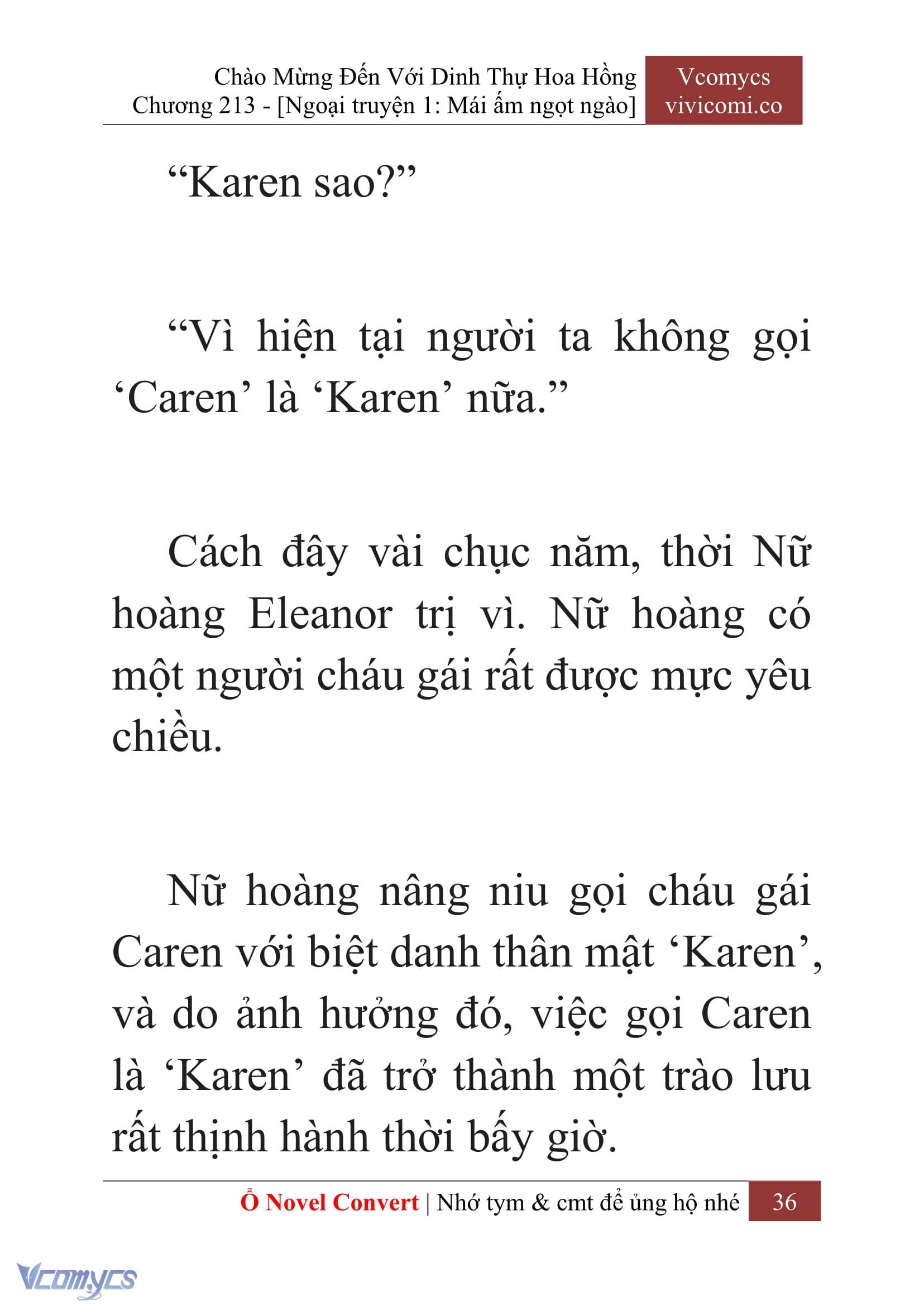 [Novel] Chào Mừng Đến Với Dinh Thự Hoa Hồng Chap 213 - Trang 2
