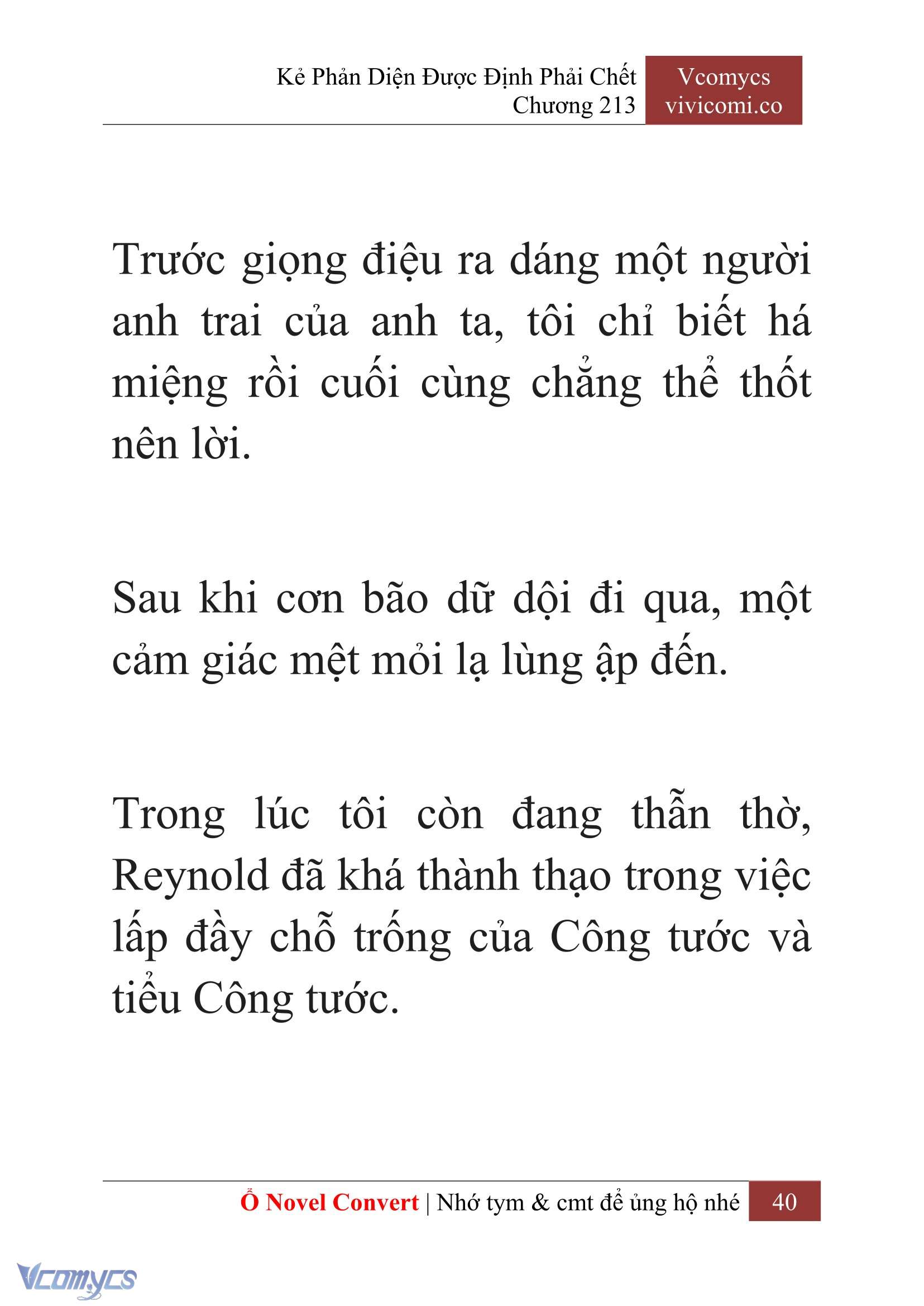 [Novel] Kẻ Phản Diện Được Định Phải Chết Chap 213 - Trang 2