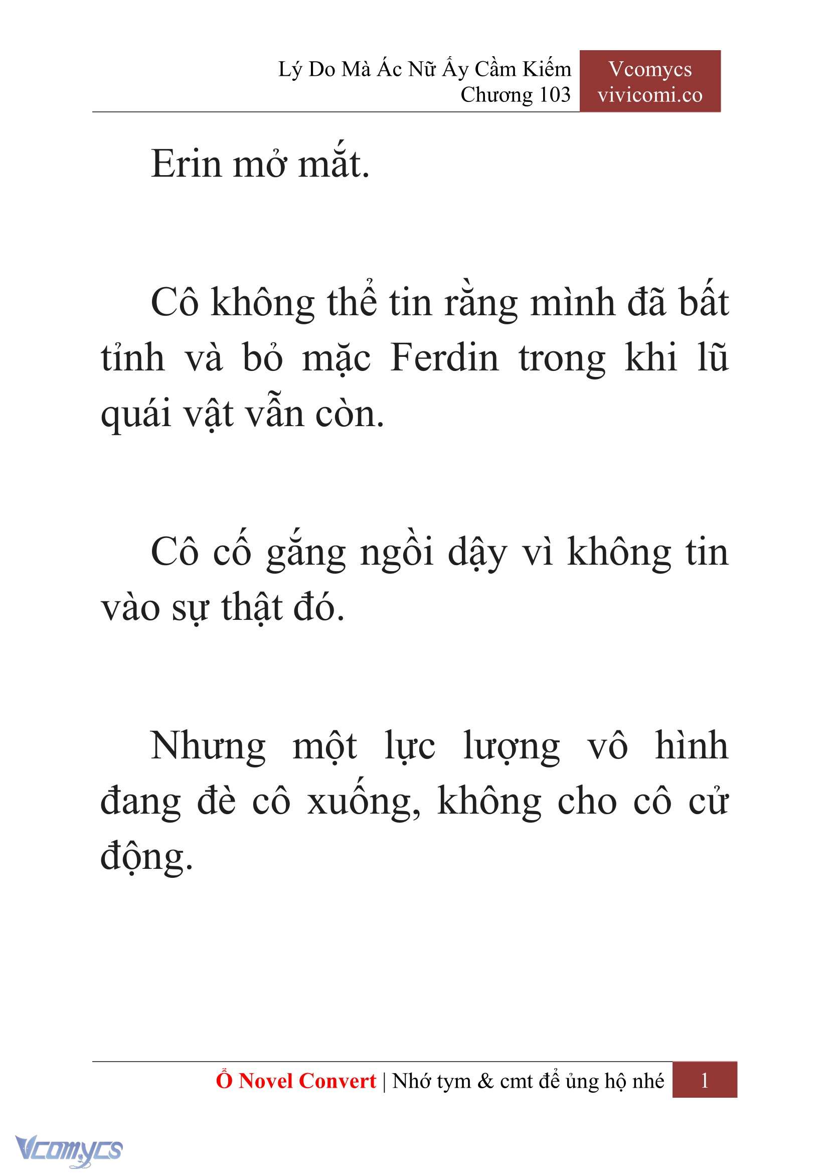 [Novel] Lý Do Mà Ác Nữ Ấy Cầm Kiếm Chap 103 - Trang 2
