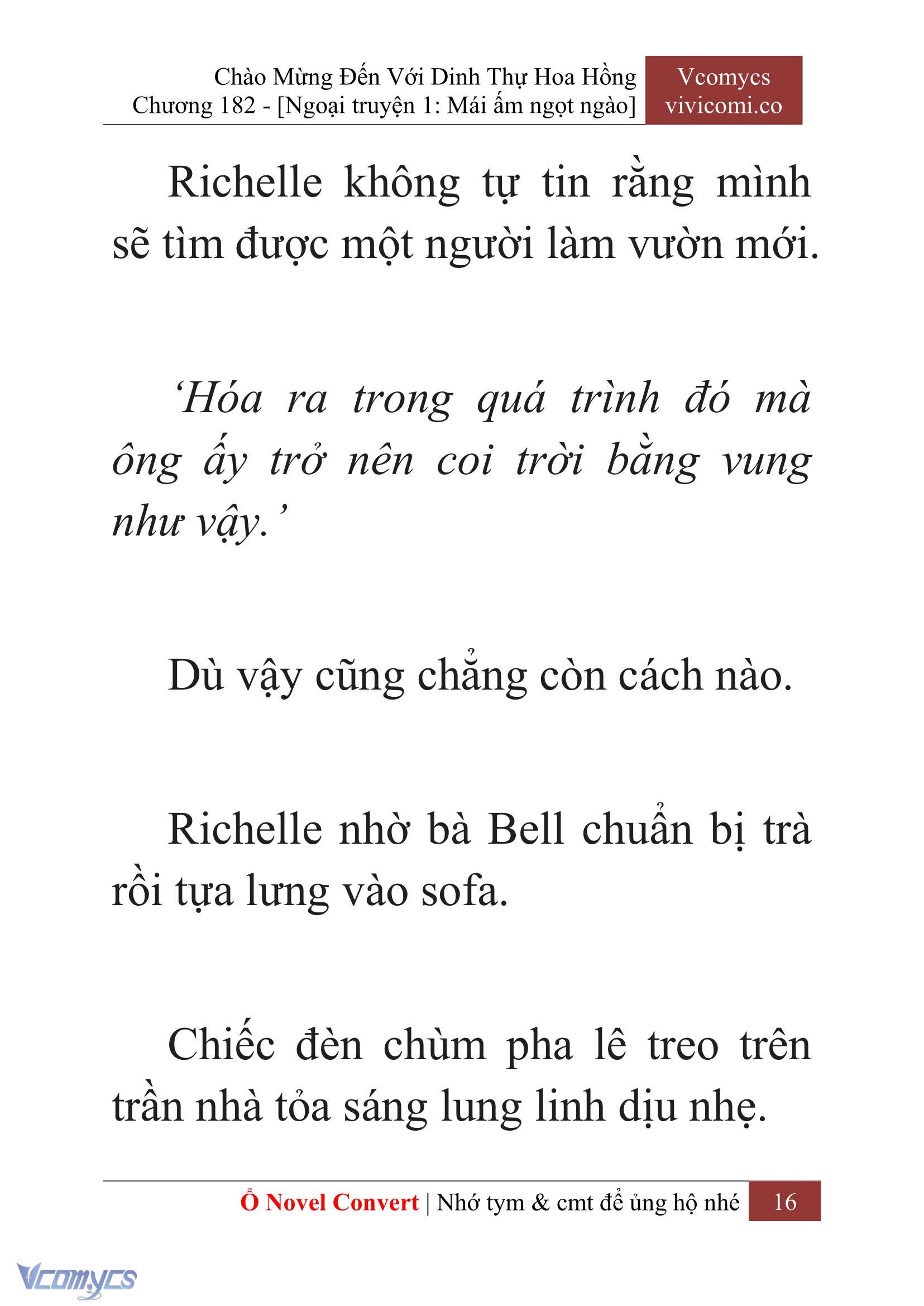 [Novel] Chào Mừng Đến Với Dinh Thự Hoa Hồng Chap 182 - Trang 2