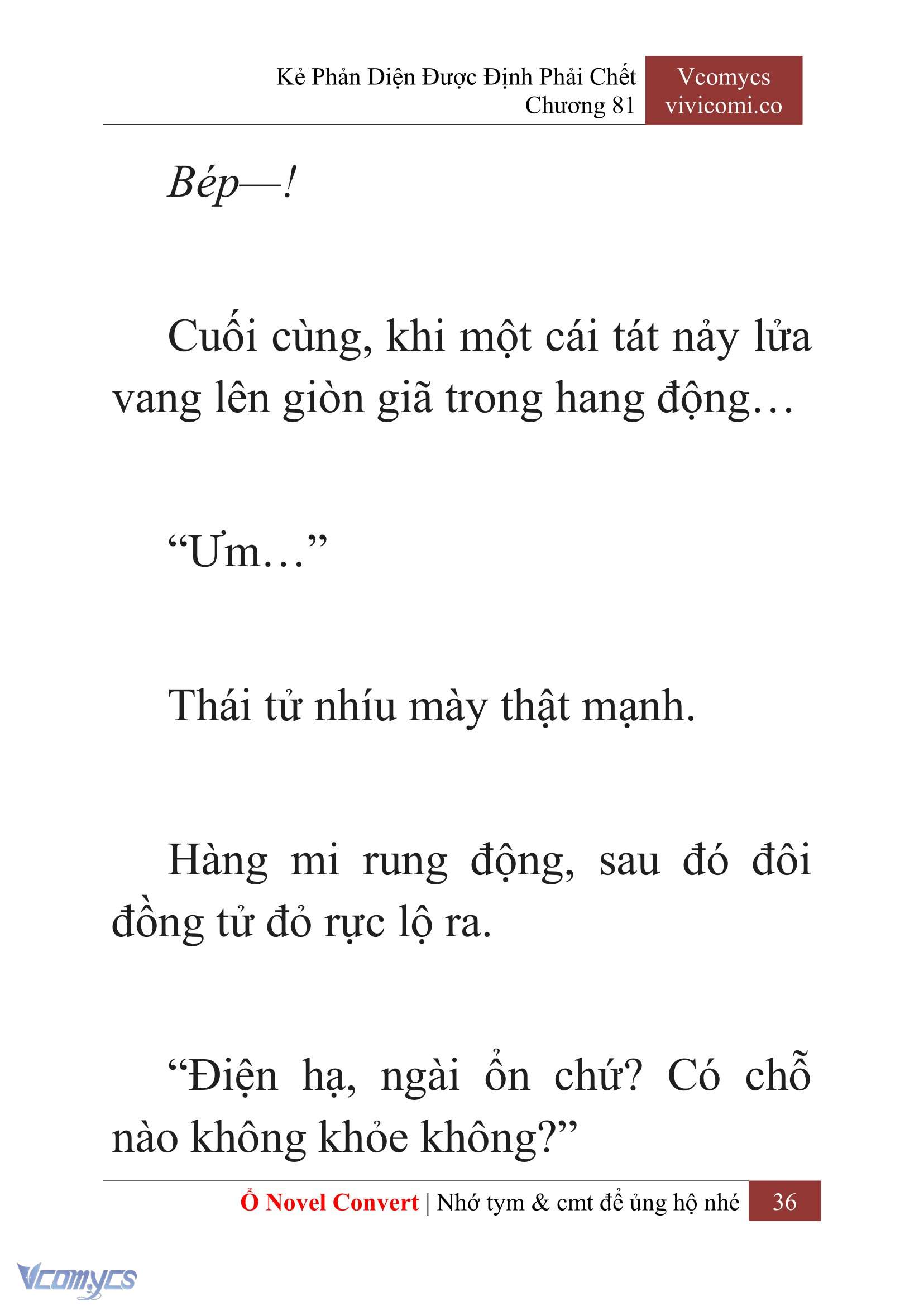 [Novel] Kẻ Phản Diện Được Định Phải Chết Chap 81 - Trang 2