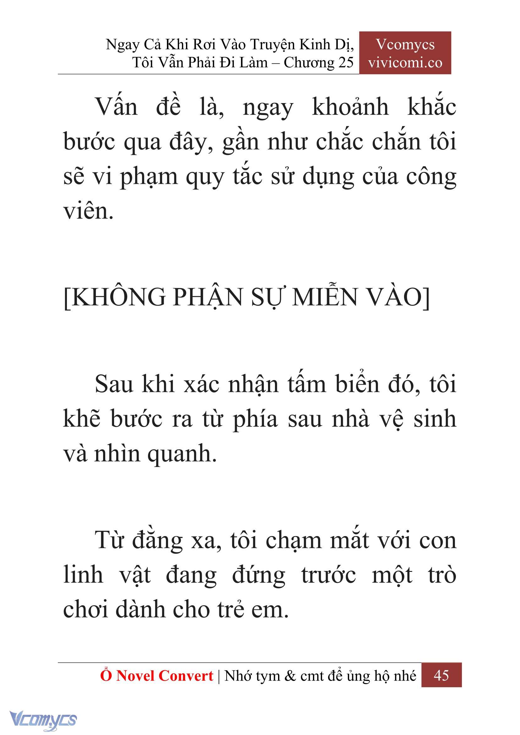 [Novel] Ngay Cả Khi Rơi Vào Truyện Kinh Dị, Tôi Vẫn Phải Đi Làm Chap 25 - Trang 2