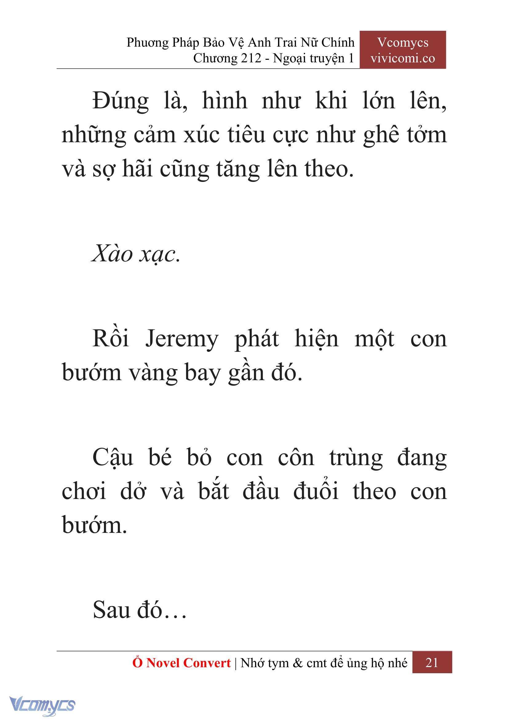 [Novel] Phương Pháp Bảo Vệ Anh Trai Nữ Chính Chap 212 - Trang 2
