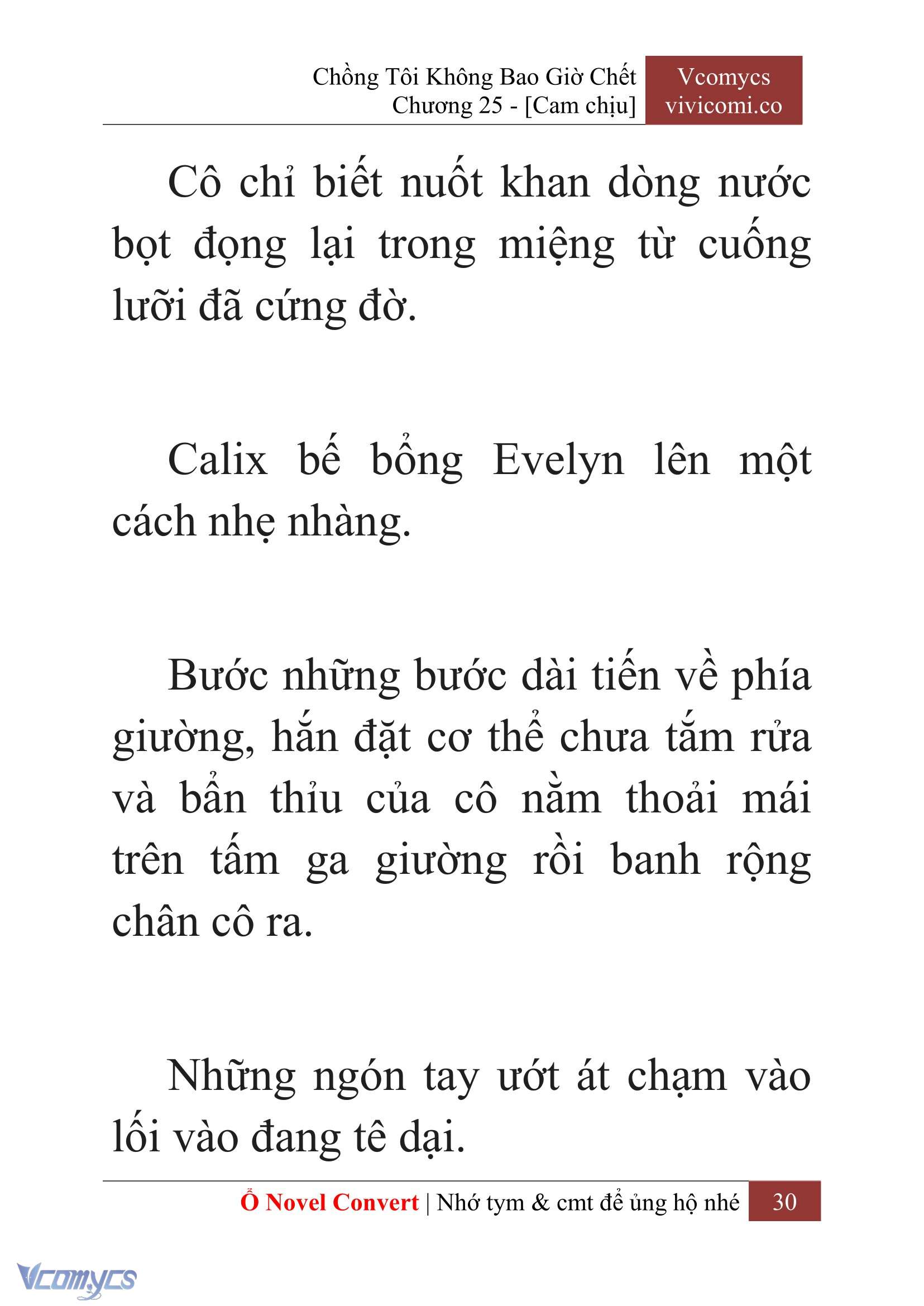 [Novel] Chồng Tôi Không Bao Giờ Chết Chap 25 - Trang 2