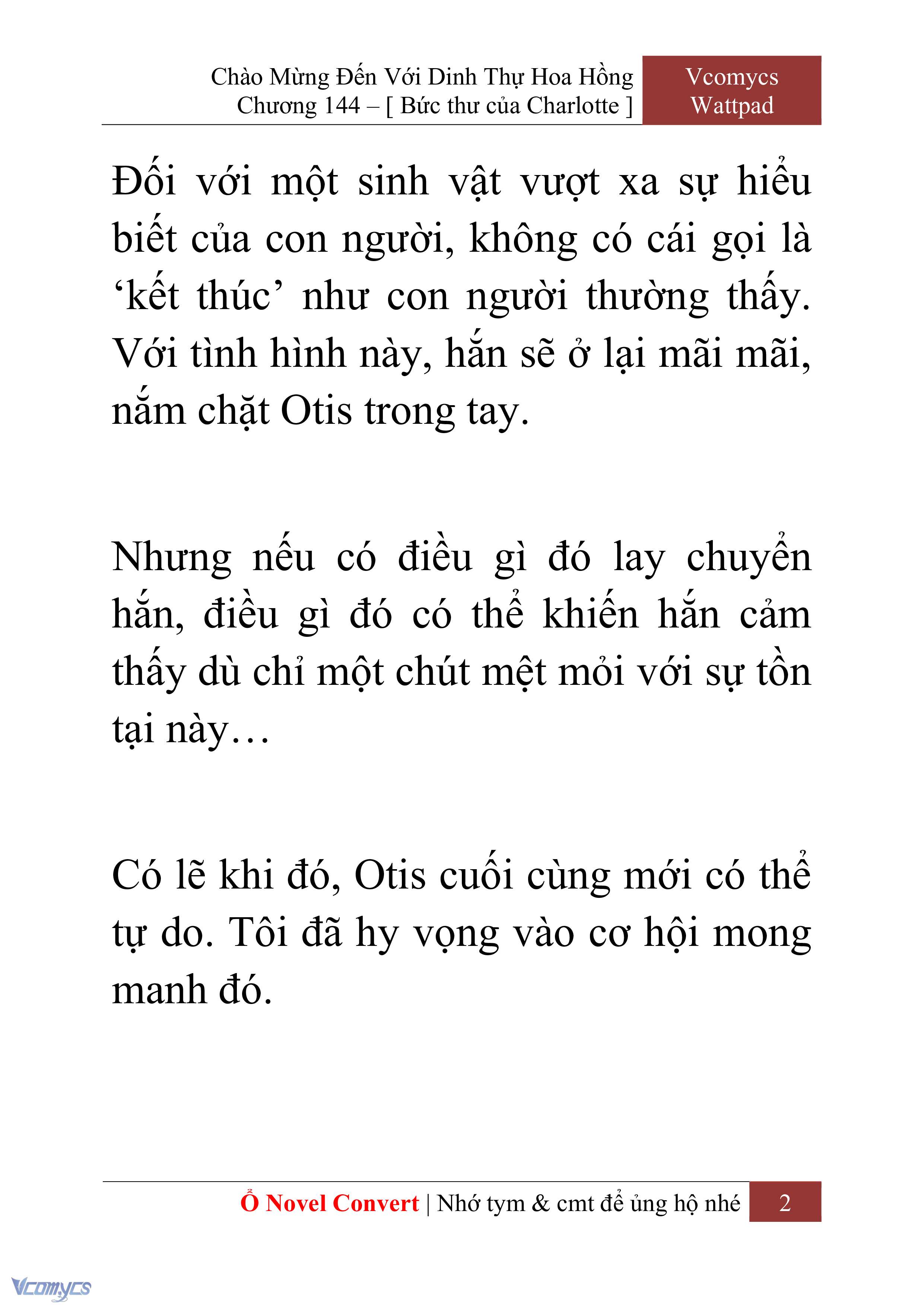 [Novel] Chào Mừng Đến Với Dinh Thự Hoa Hồng Chap 144 - Trang 2