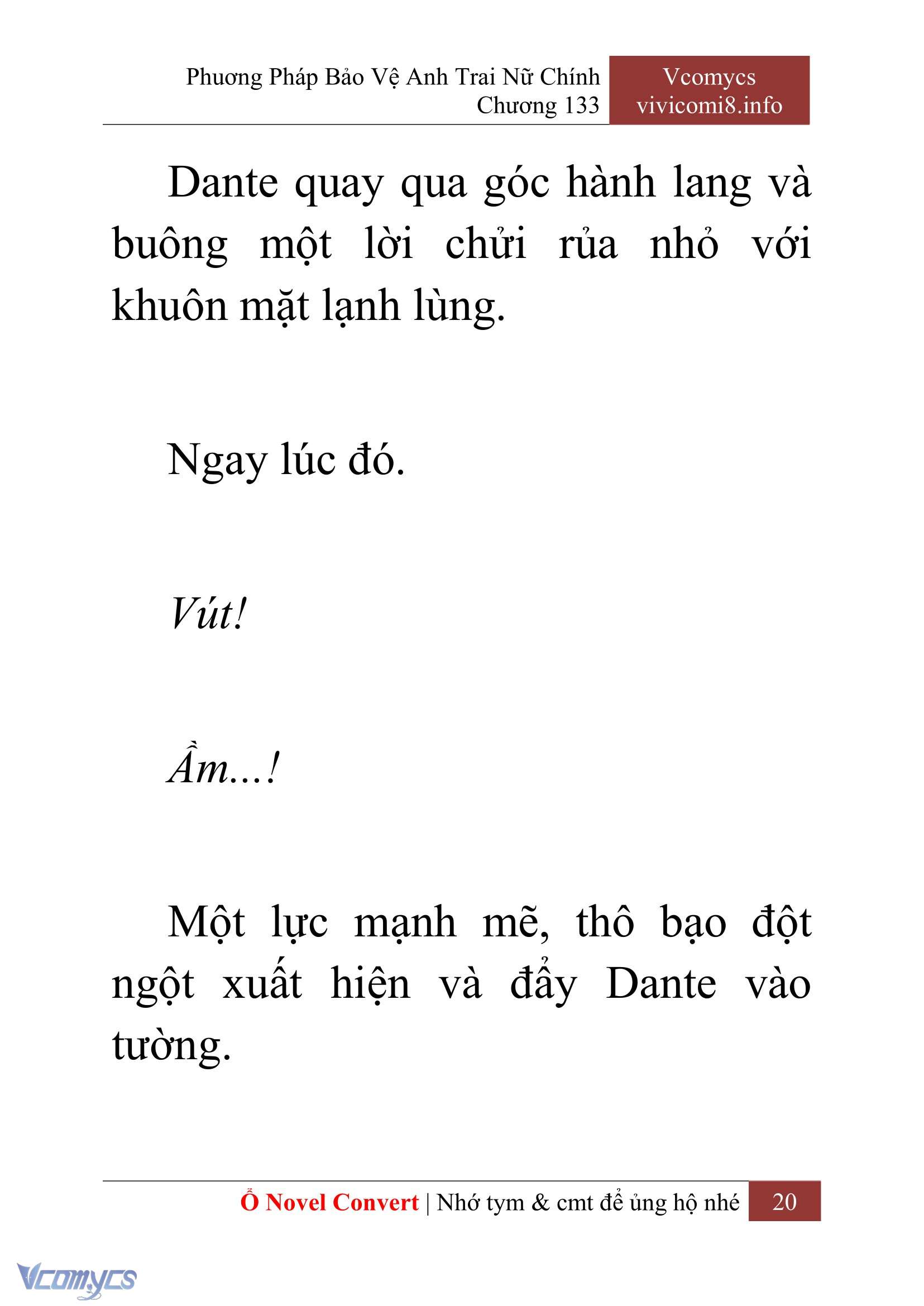 [Novel] Phương Pháp Bảo Vệ Anh Trai Nữ Chính Chap 133 - Trang 2