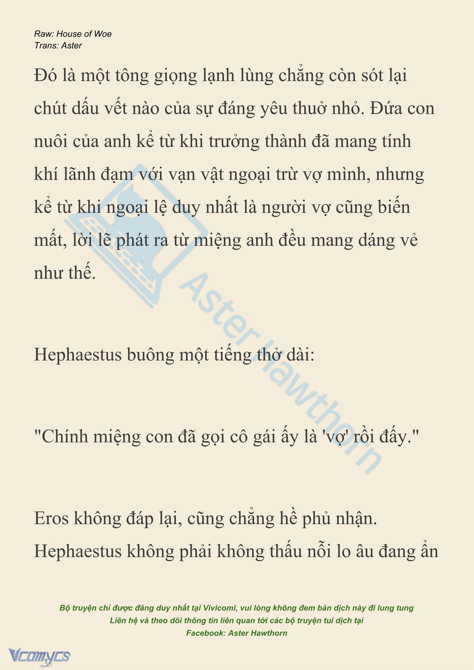 [NOVEL] Dành Cho Các Nữ Thần: Dành cho Psyche Chap 40 - Next 