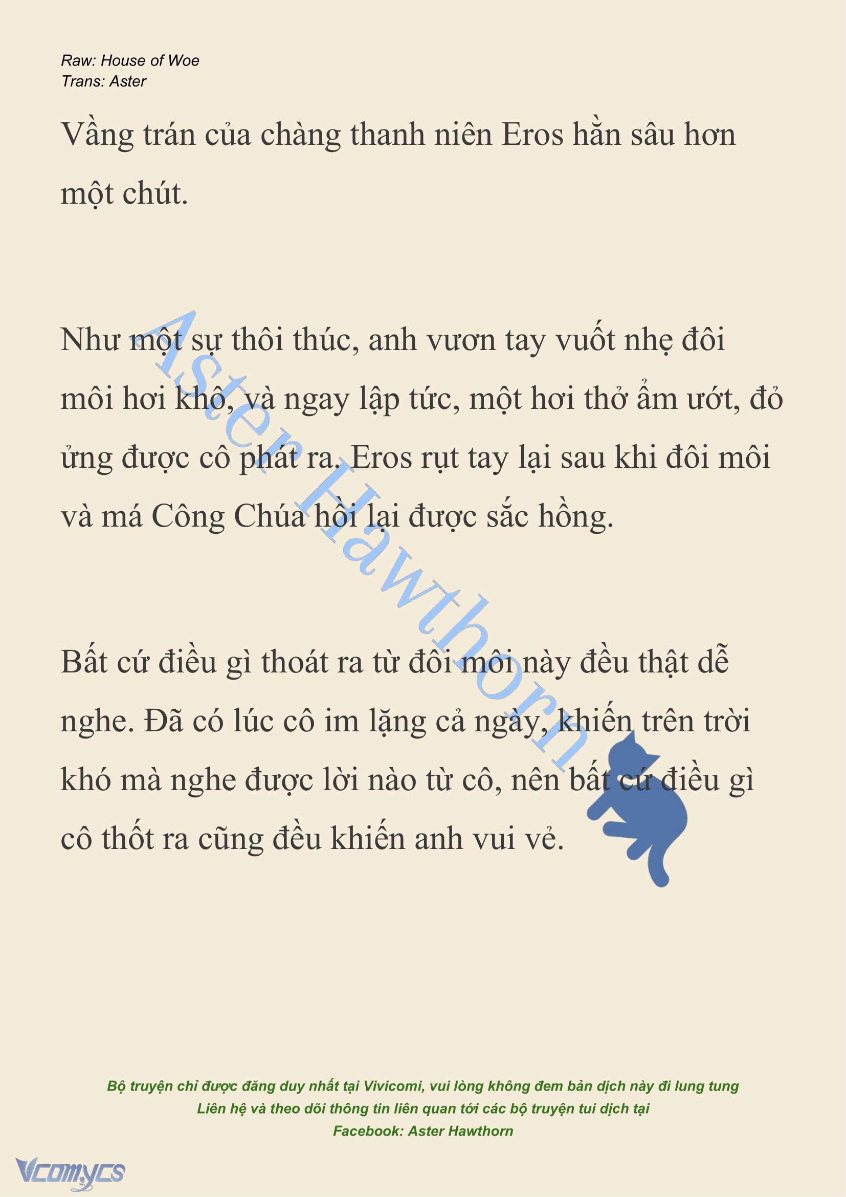 [NOVEL] Dành Cho Các Nữ Thần: Dành cho Psyche Chap 10 - Trang 2