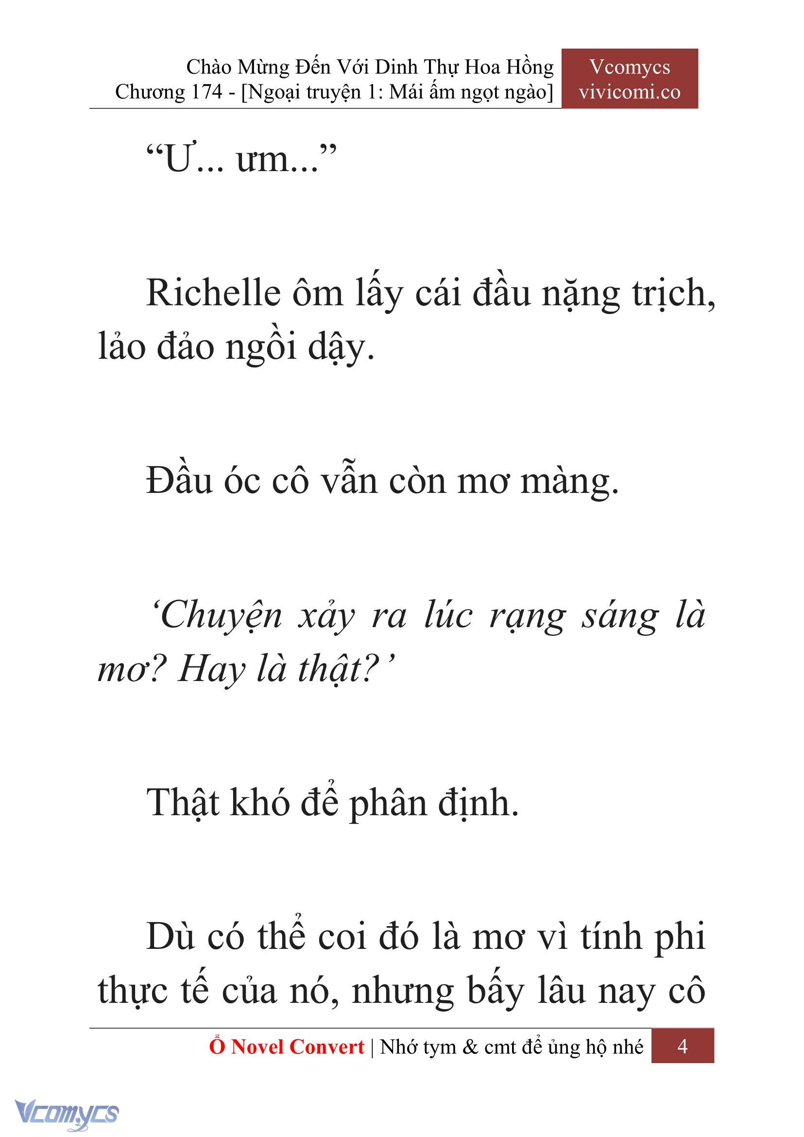 [Novel] Chào Mừng Đến Với Dinh Thự Hoa Hồng Chap 174 - Trang 2