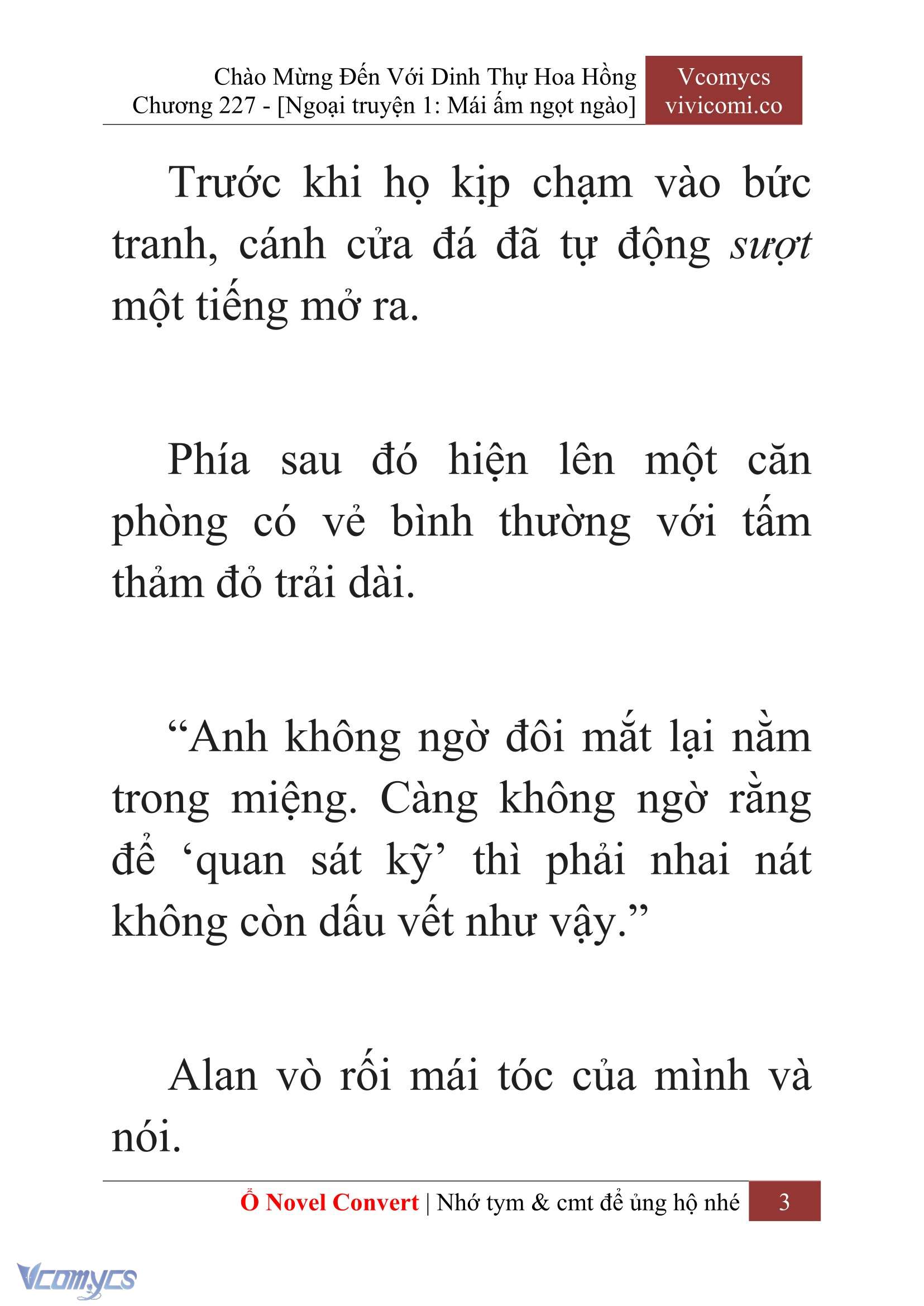 [Novel] Chào Mừng Đến Với Dinh Thự Hoa Hồng Chap 227 - Trang 2