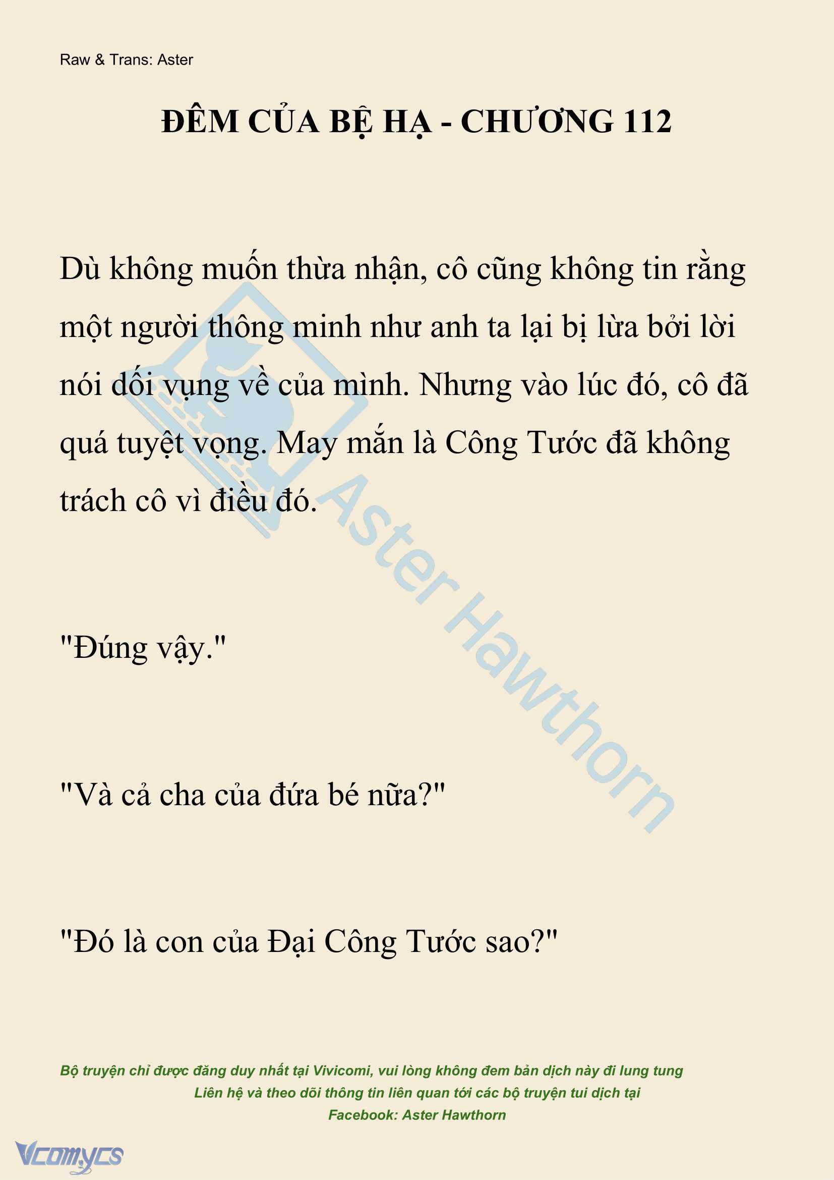 [NOVEL] Đêm Của Bệ Hạ Chap 112 - Trang 2