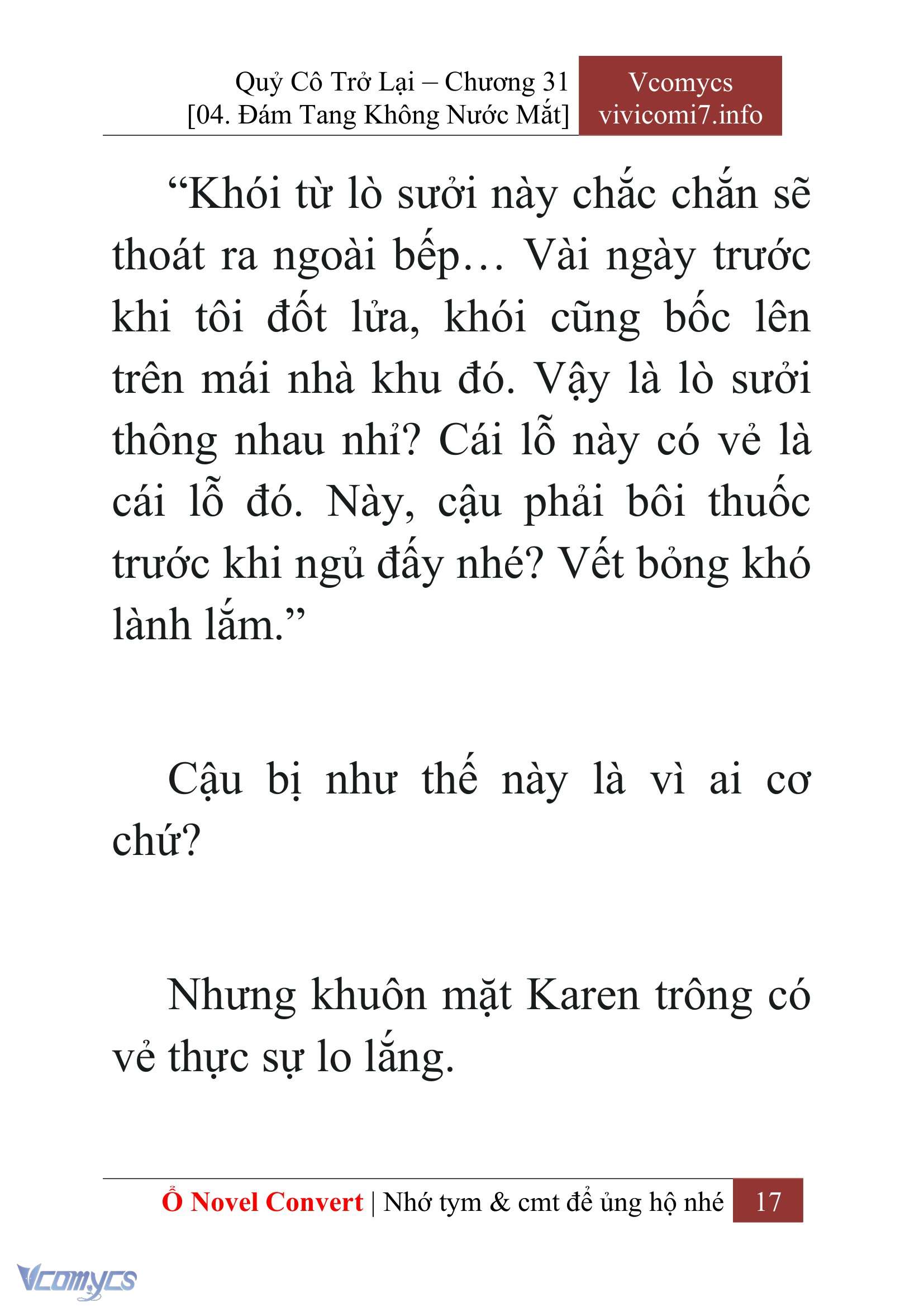 [Novel] Quý Cô Trở Lại Chap 31 - Trang 2