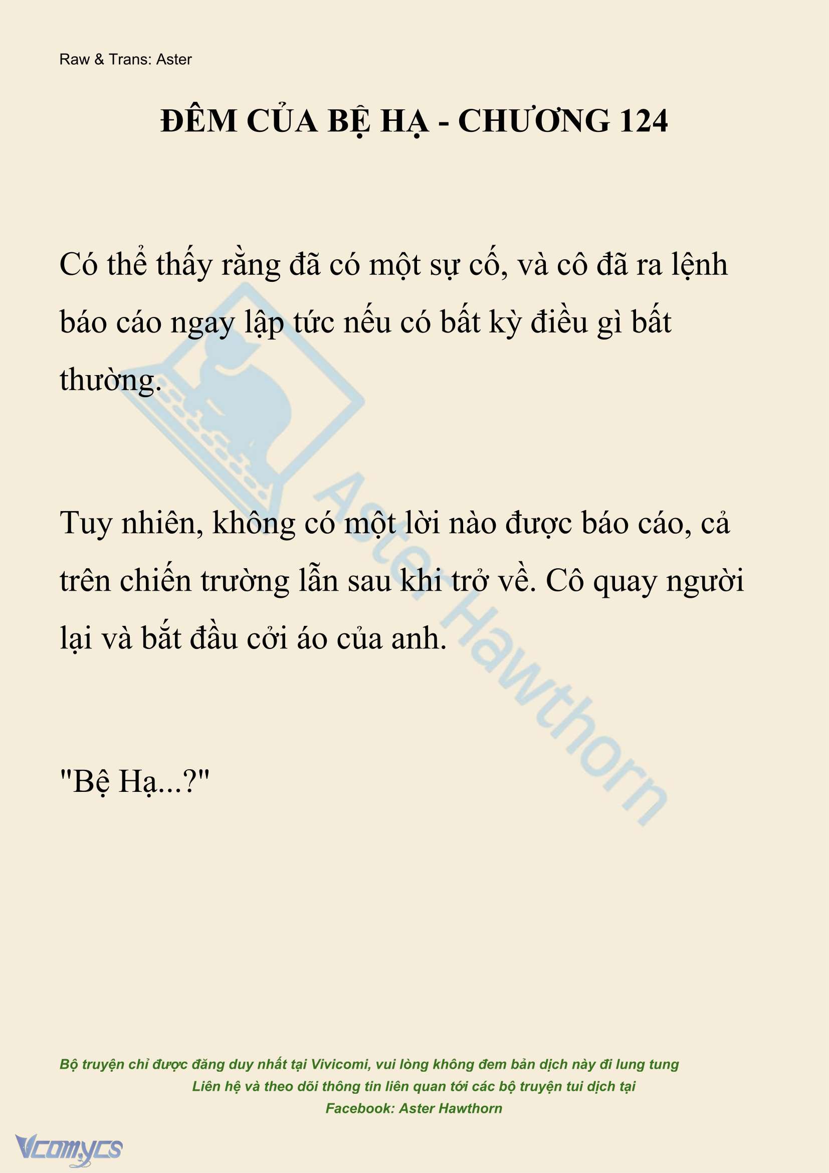 [NOVEL] Đêm Của Bệ Hạ Chap 124 - Trang 2