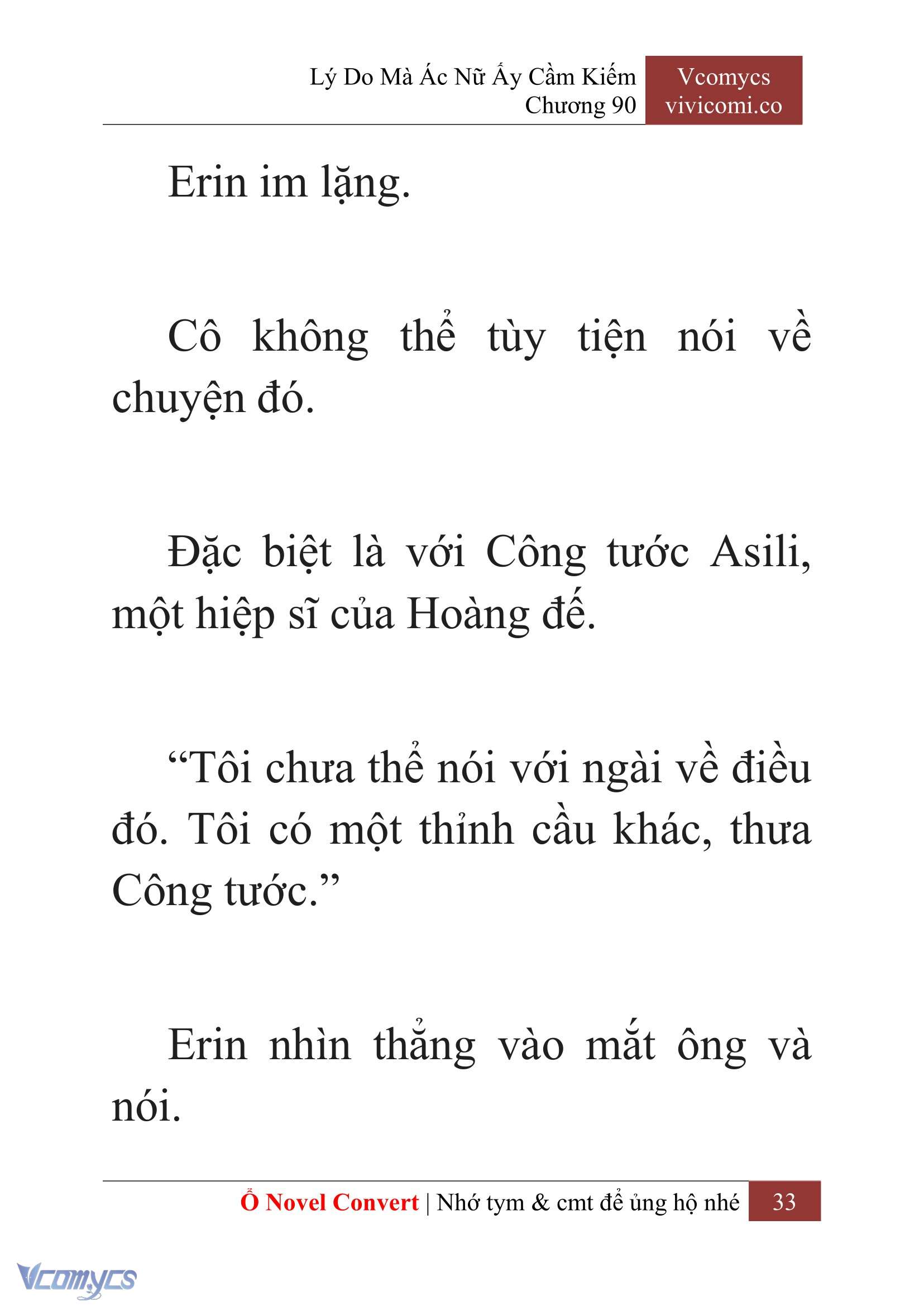[Novel] Lý Do Mà Ác Nữ Ấy Cầm Kiếm Chap 90 - Trang 2
