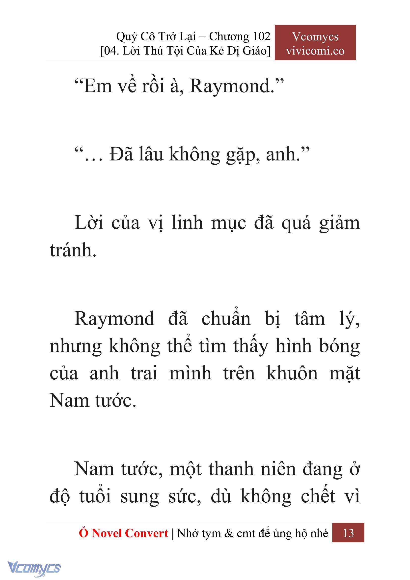 [Novel] Quý Cô Trở Lại Chap 102 - Trang 2