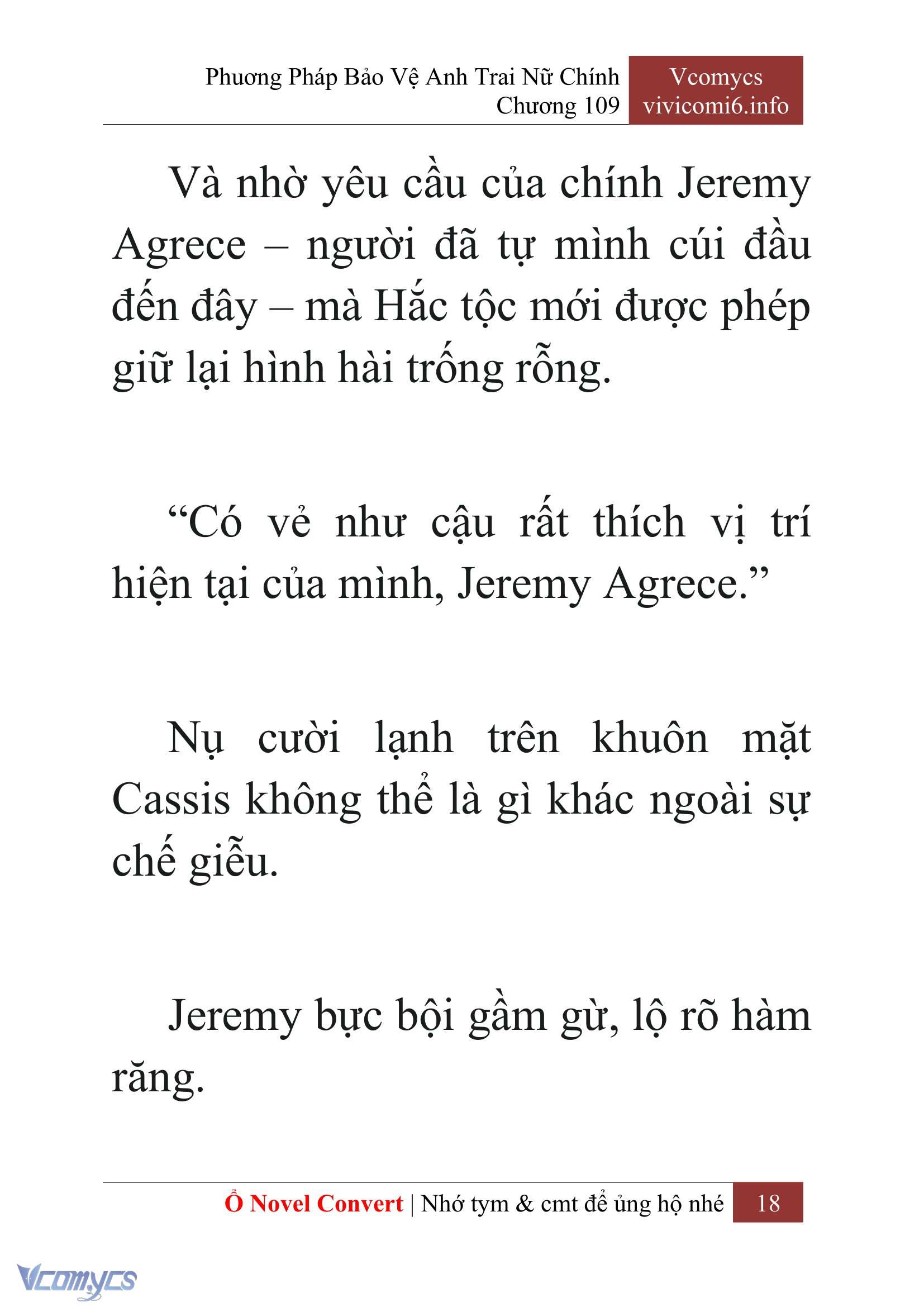 [Novel] Phương Pháp Bảo Vệ Anh Trai Nữ Chính Chap 109 - Trang 2