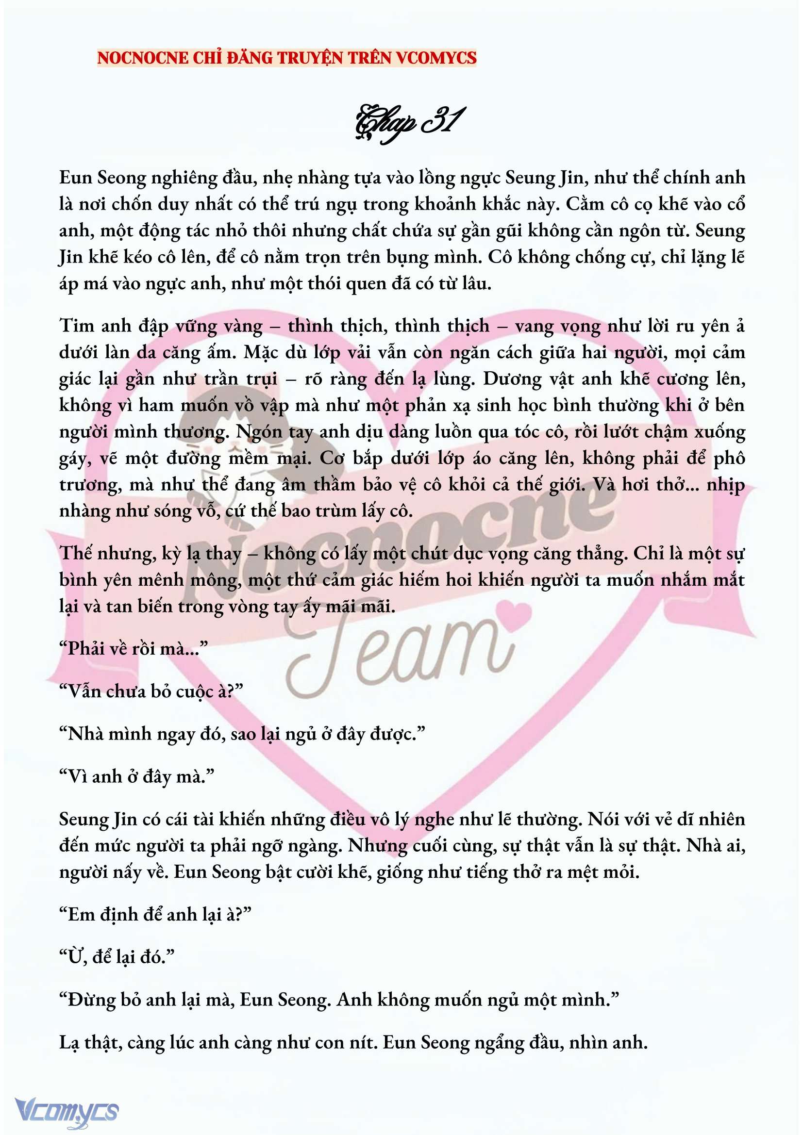 [FULL] [NOVEL] CHÚNG TA KẾT THÚC VÀO MÙA THU Chap 31 - Trang 2