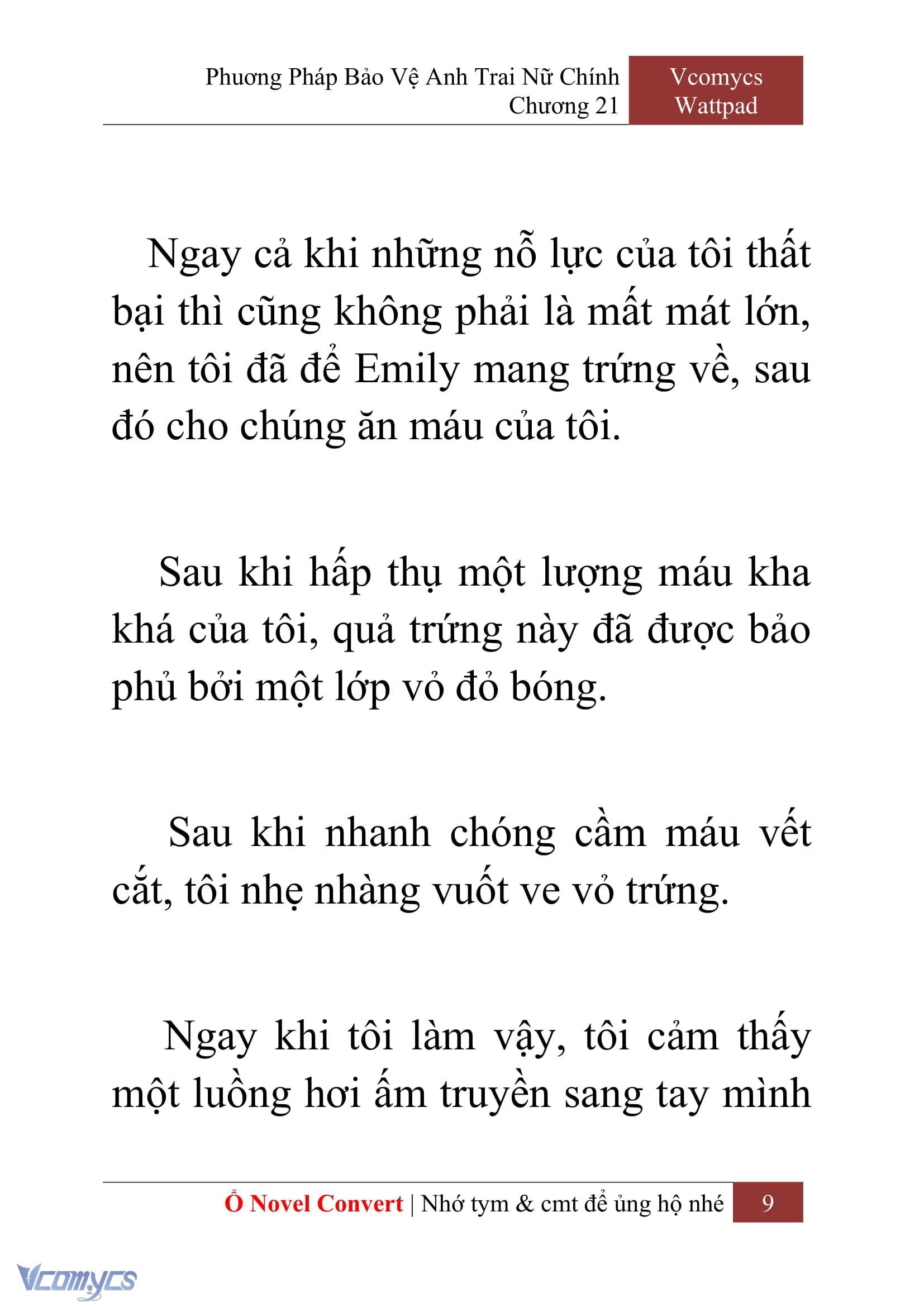 [Novel] Phương Pháp Bảo Vệ Anh Trai Nữ Chính Chap 21 - Trang 2