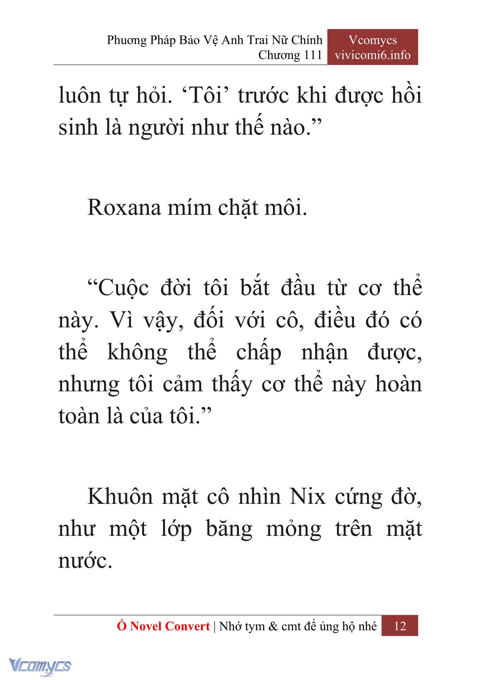 [Novel] Phương Pháp Bảo Vệ Anh Trai Nữ Chính Chap 111 - Trang 2