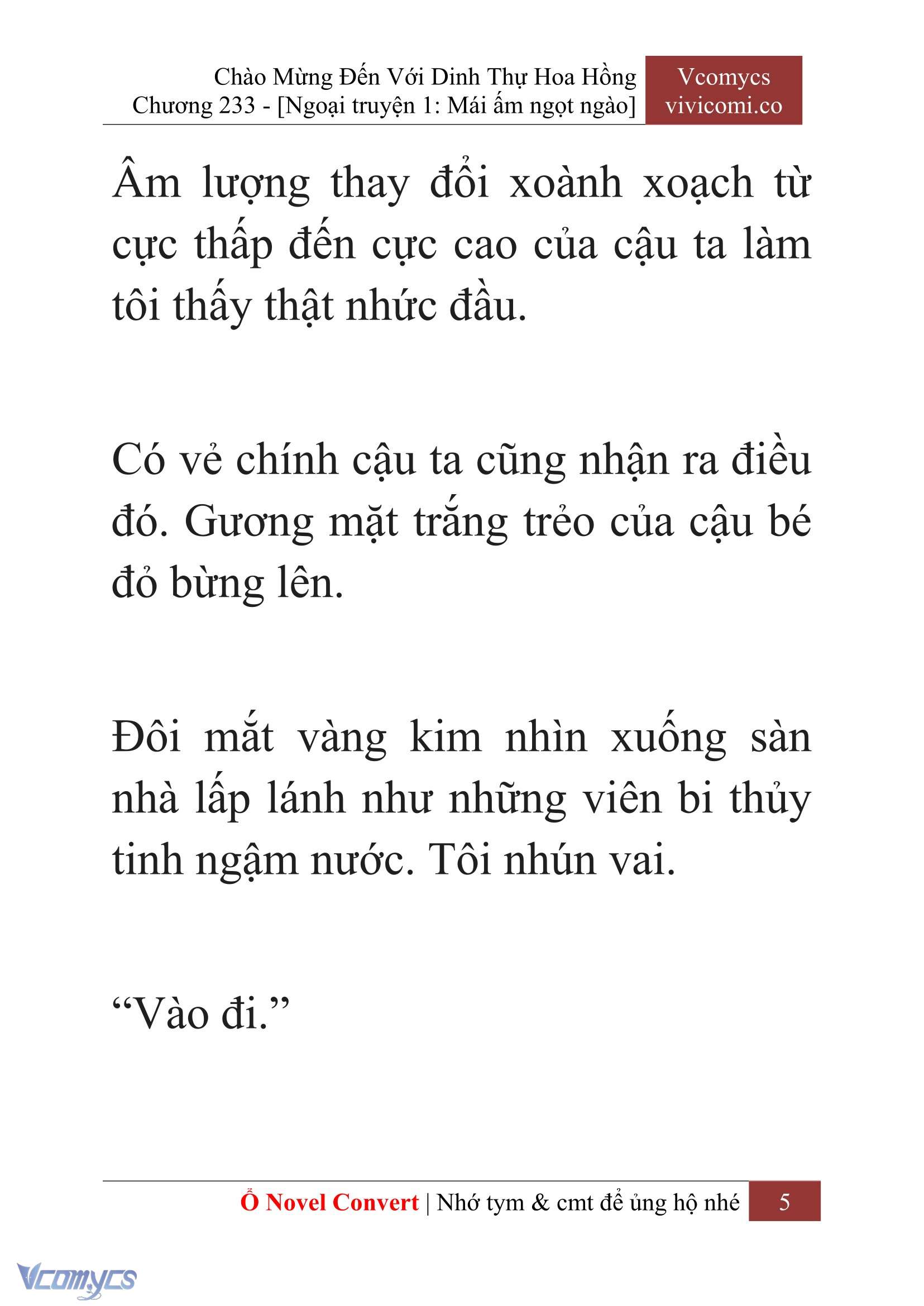 [Novel] Chào Mừng Đến Với Dinh Thự Hoa Hồng Chap 233 - Trang 2