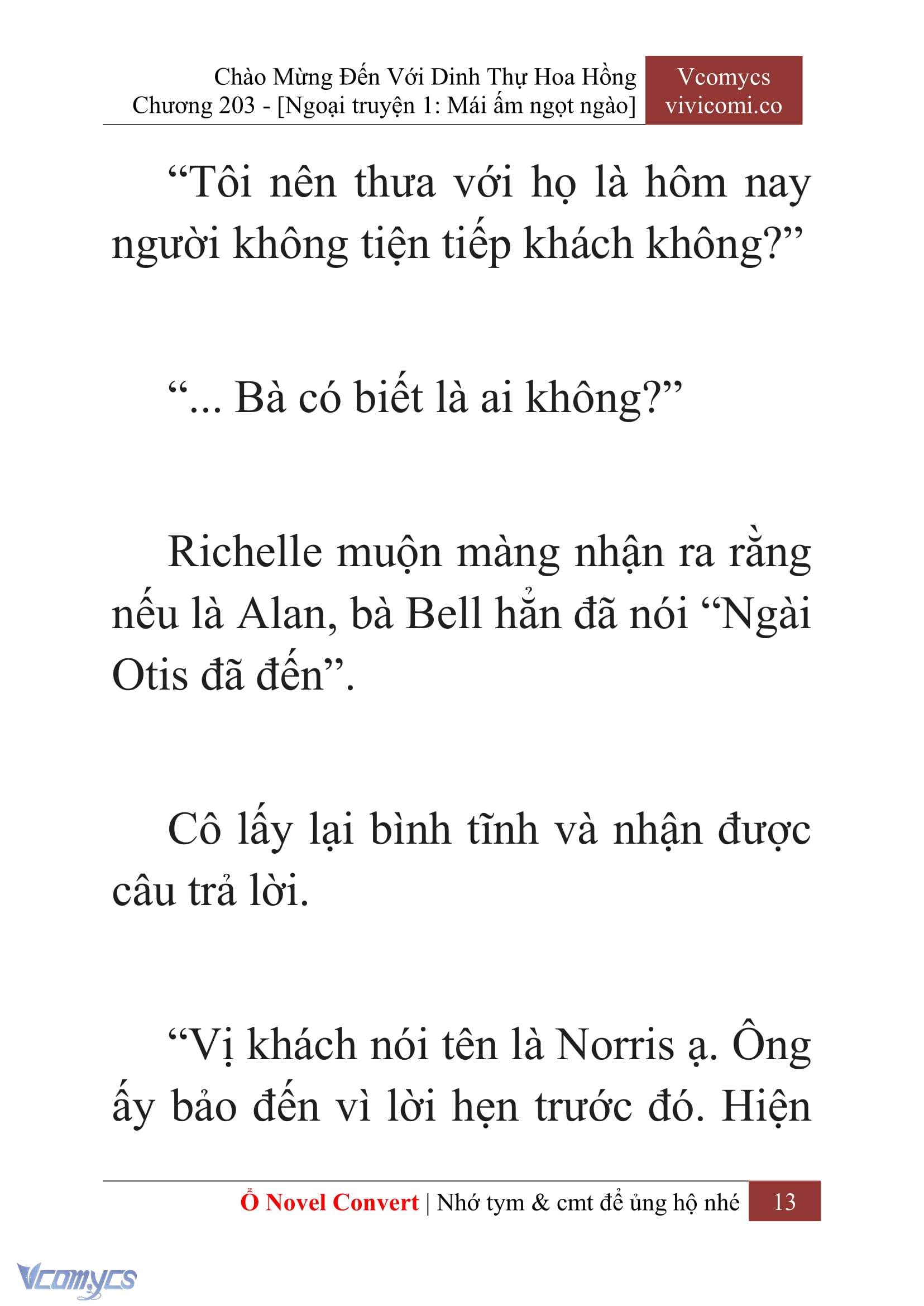 [Novel] Chào Mừng Đến Với Dinh Thự Hoa Hồng Chap 203 - Trang 2