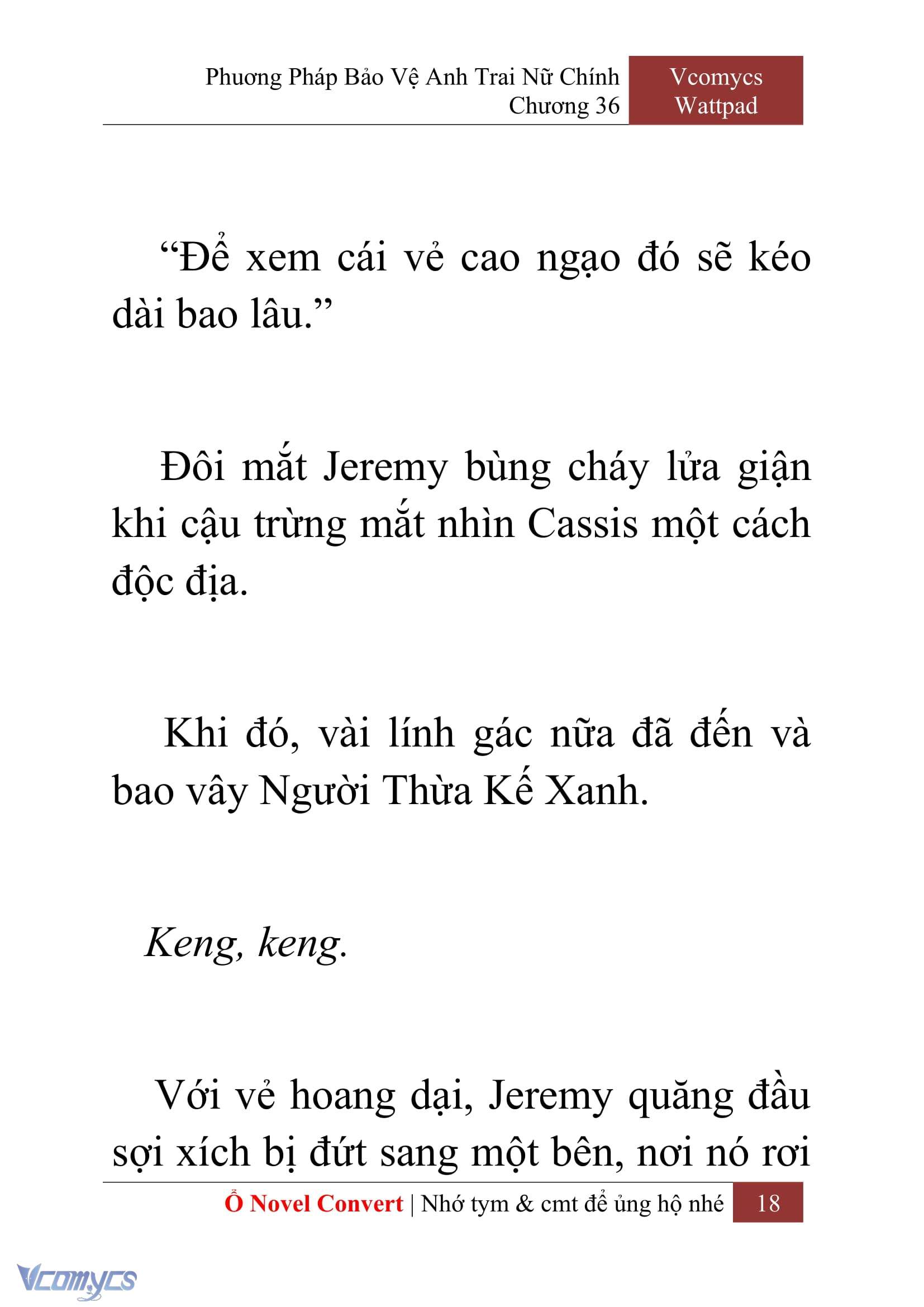 [Novel] Phương Pháp Bảo Vệ Anh Trai Nữ Chính Chap 36 - Trang 2
