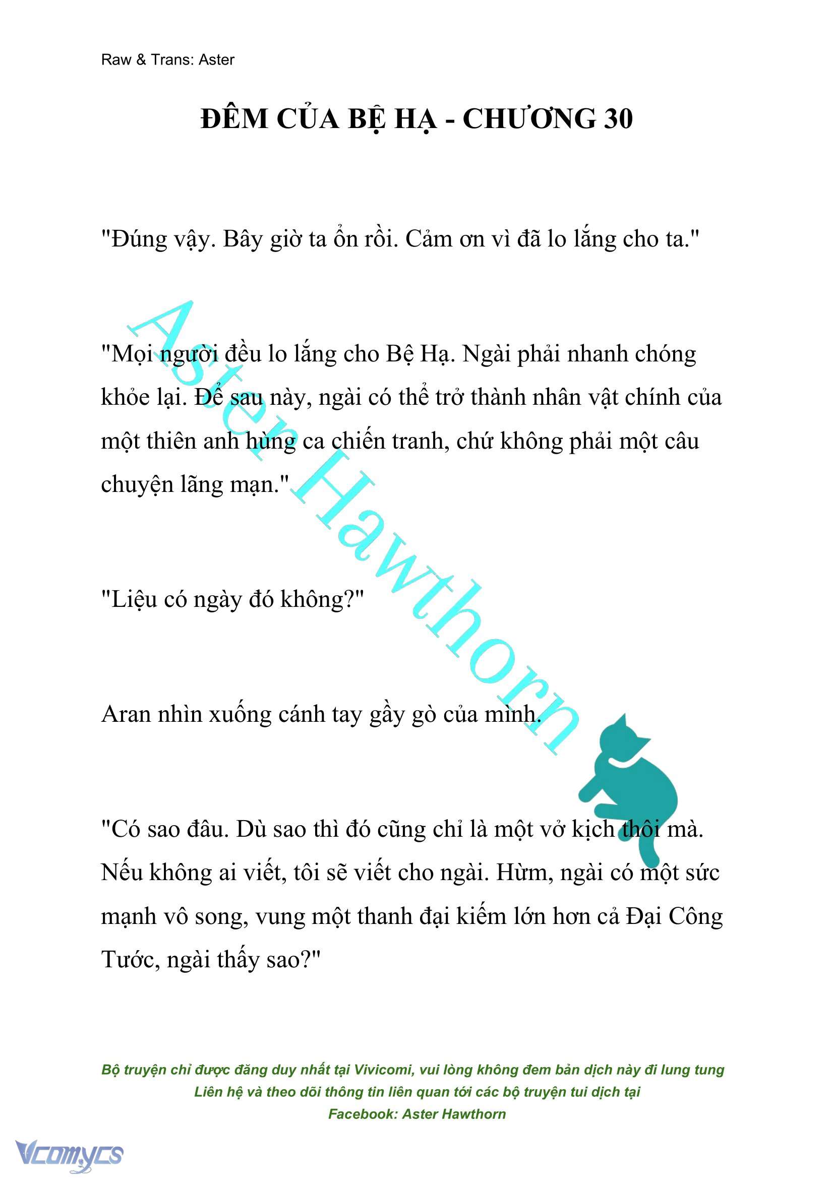[NOVEL] Đêm Của Bệ Hạ Chap 30 - Trang 2
