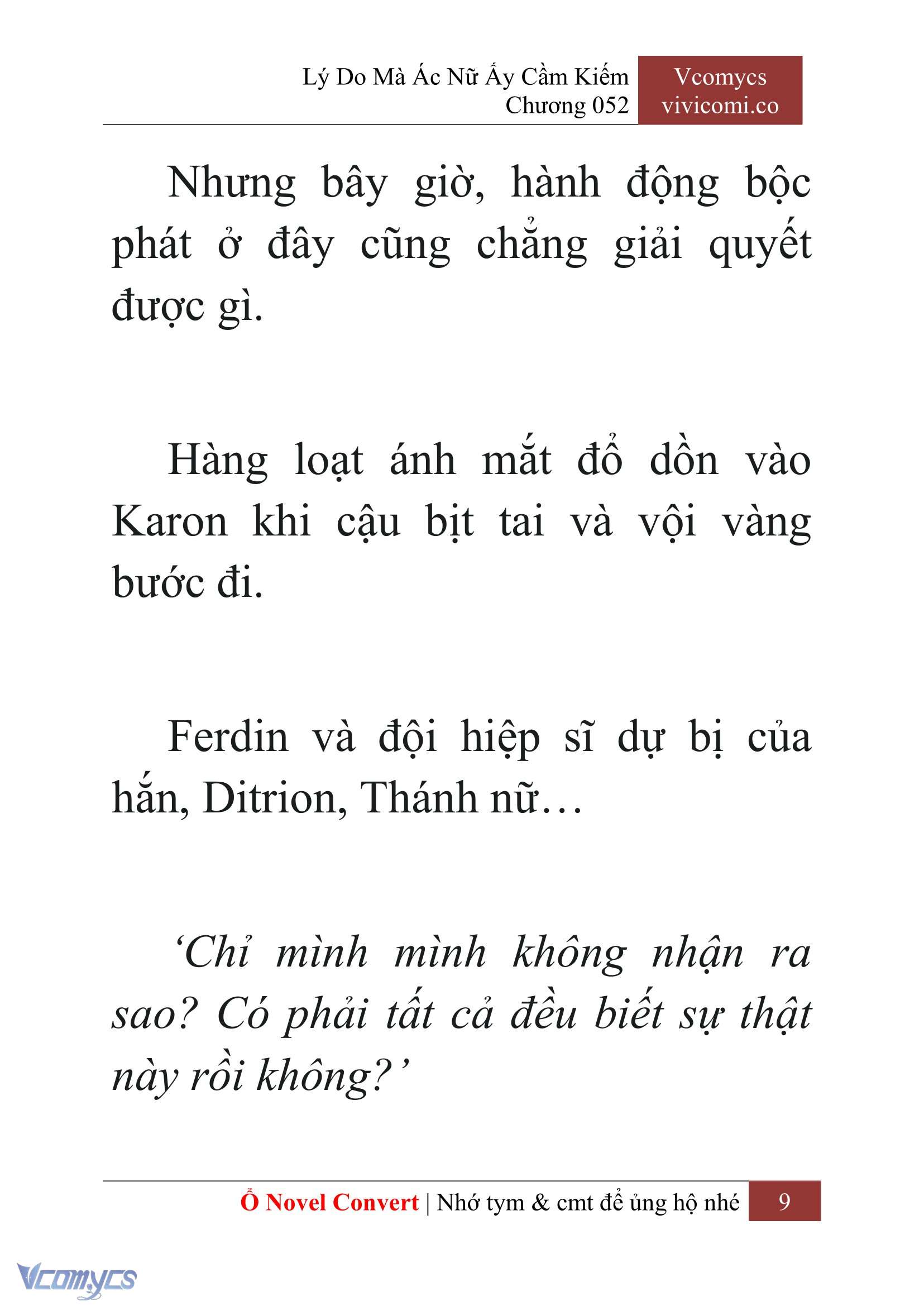 [Novel] Lý Do Mà Ác Nữ Ấy Cầm Kiếm Chap 52 - Trang 2
