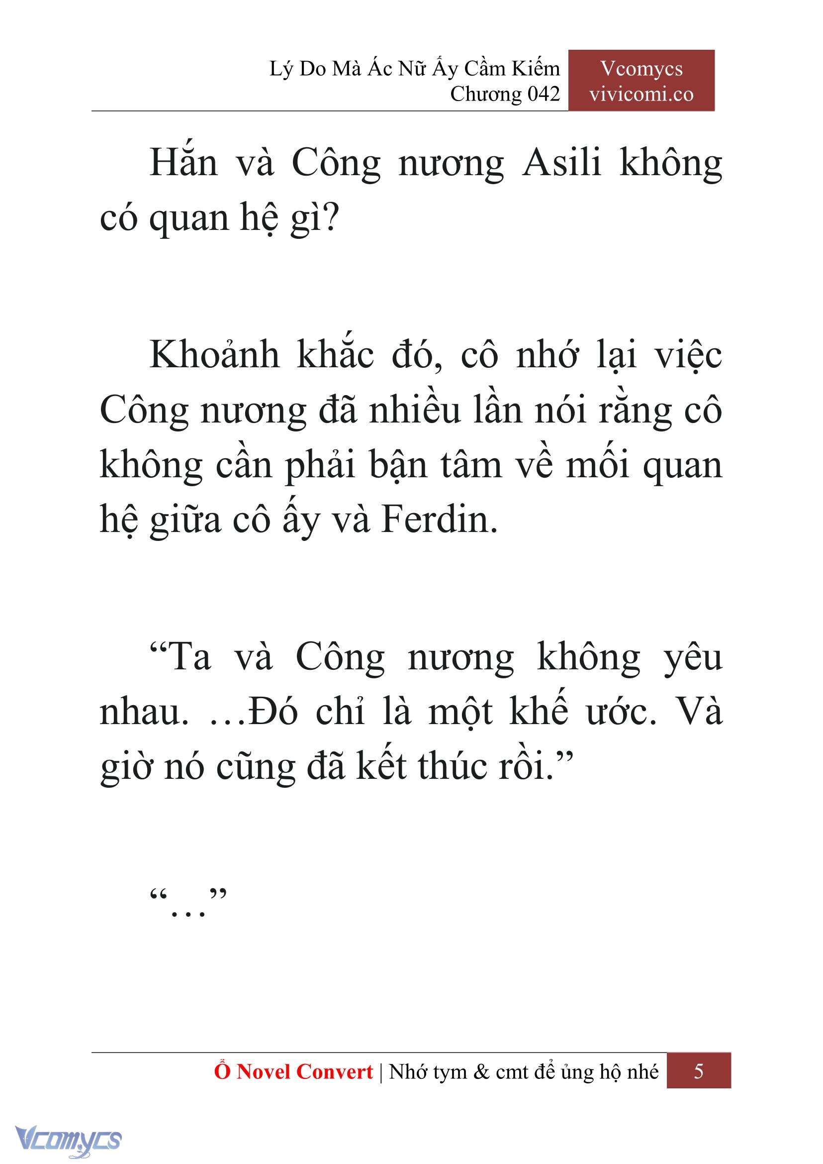 [Novel] Lý Do Mà Ác Nữ Ấy Cầm Kiếm Chap 42 - Trang 2