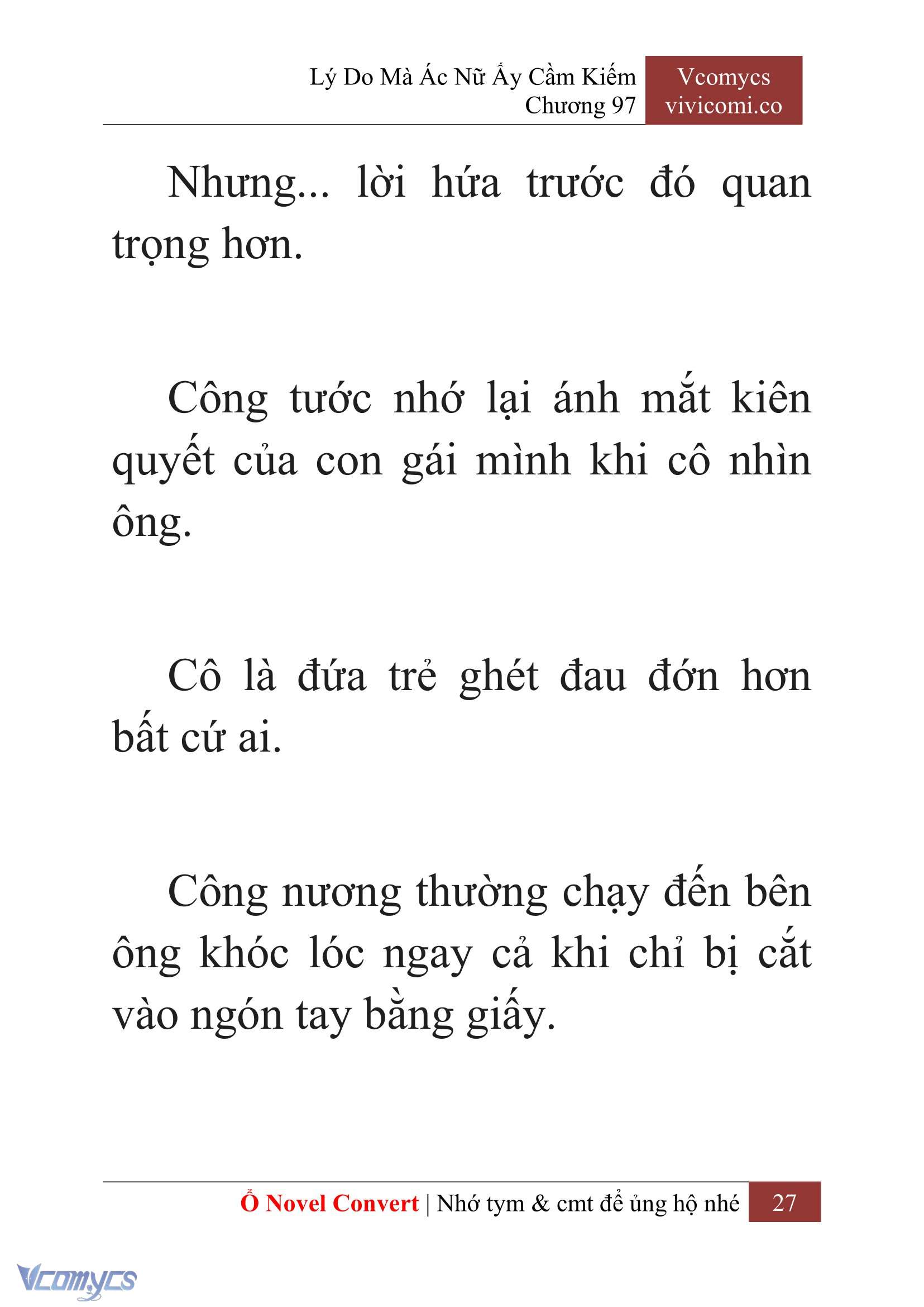 [Novel] Lý Do Mà Ác Nữ Ấy Cầm Kiếm Chap 97 - Trang 2