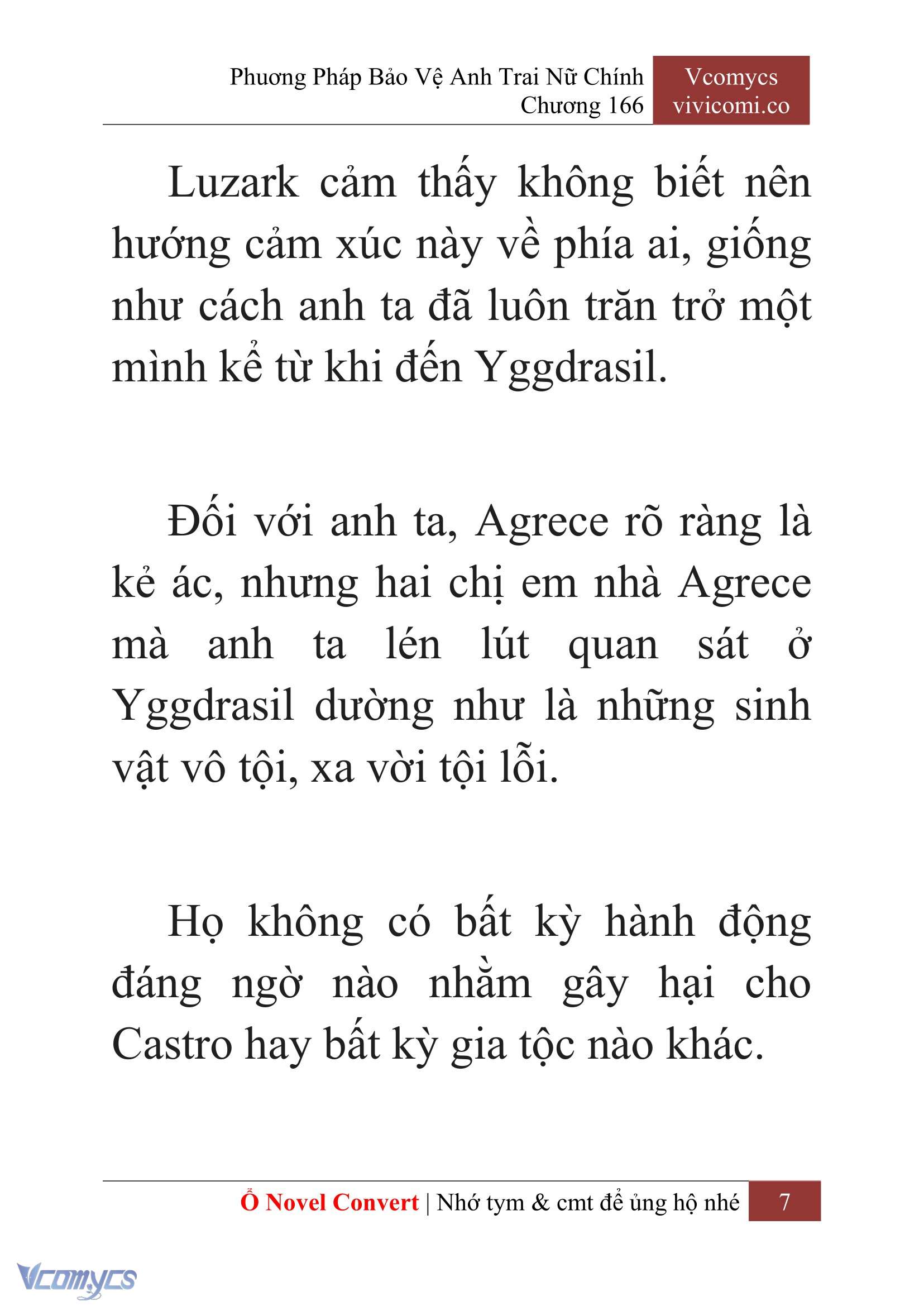[Novel] Phương Pháp Bảo Vệ Anh Trai Nữ Chính Chap 166 - Trang 2