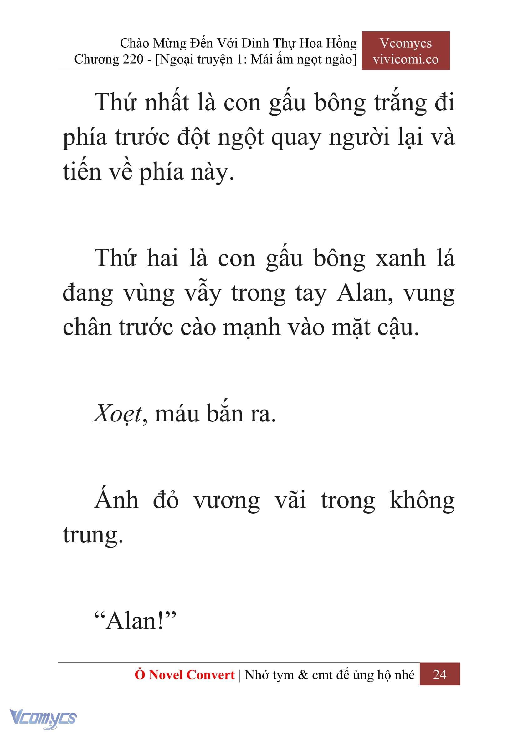 [Novel] Chào Mừng Đến Với Dinh Thự Hoa Hồng Chap 220 - Trang 2