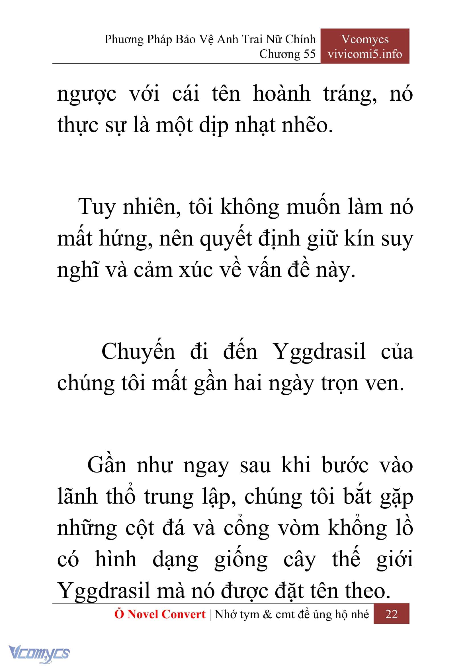 [Novel] Phương Pháp Bảo Vệ Anh Trai Nữ Chính Chap 55 - Trang 2