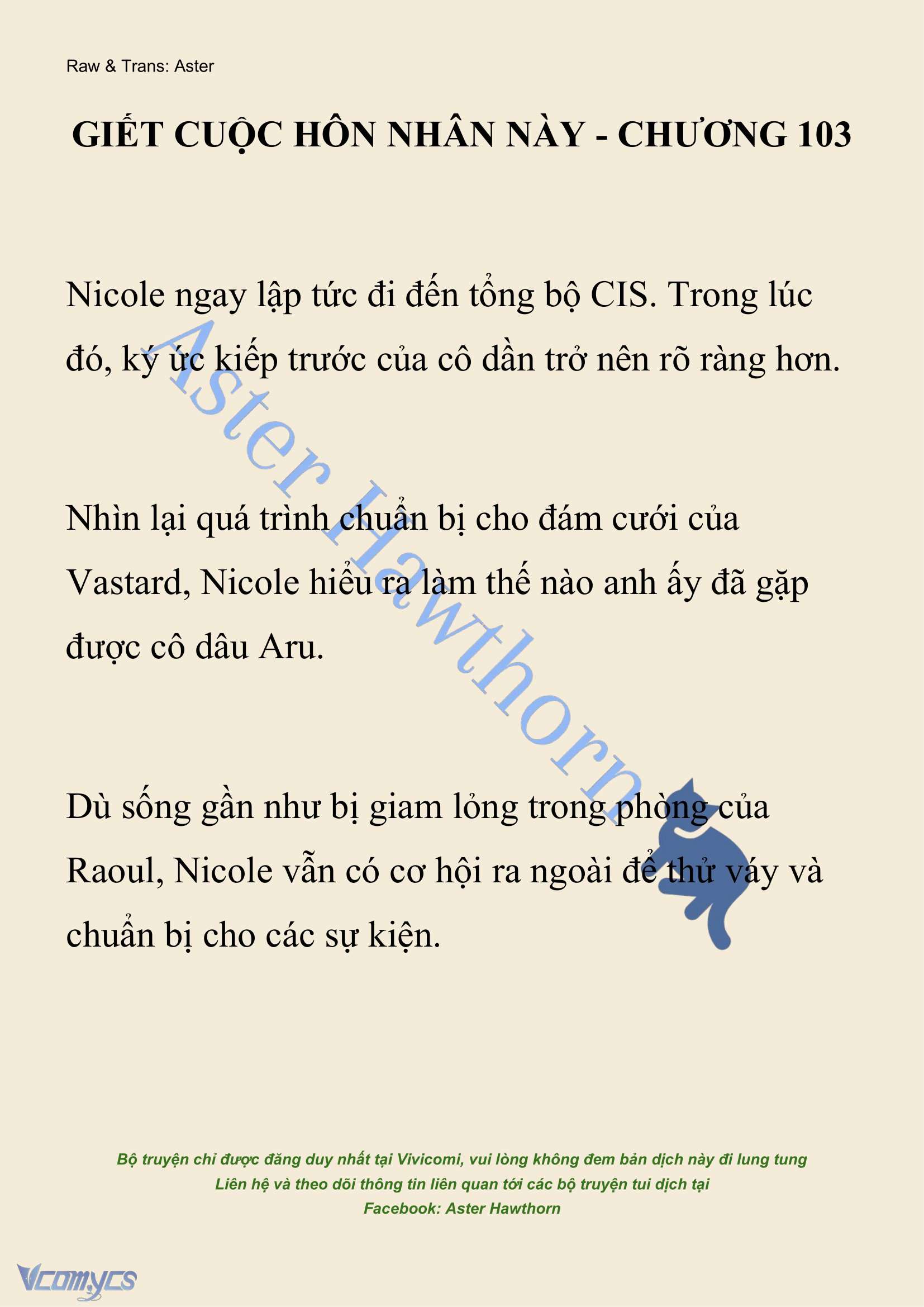 [NOVEL] Giết Cuộc Hôn Nhân Này Chap 103 - Trang 2