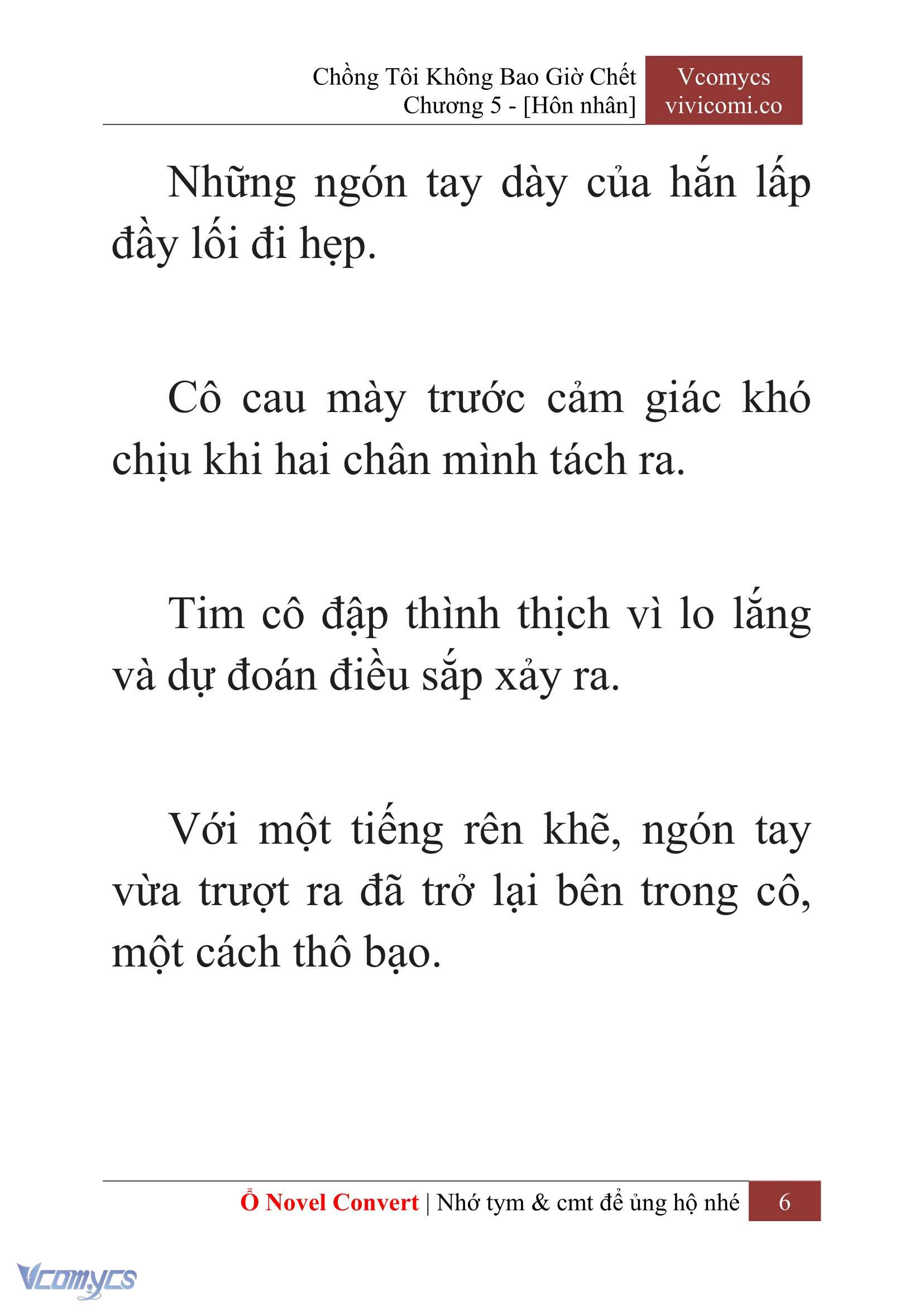 [Novel] Chồng Tôi Không Bao Giờ Chết Chap 5 - Trang 2
