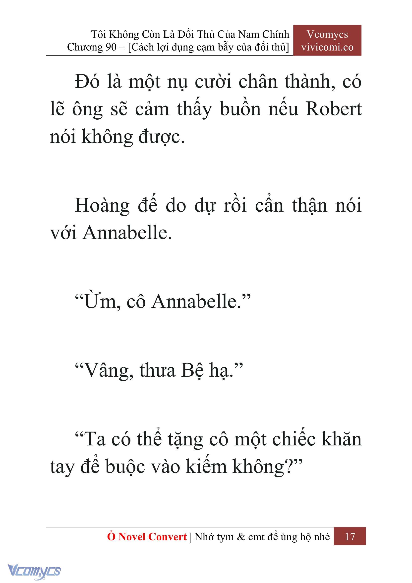 [Novel] Tôi Không Còn Là Đối Thủ Của Nam Chính Chap 90 - Trang 2