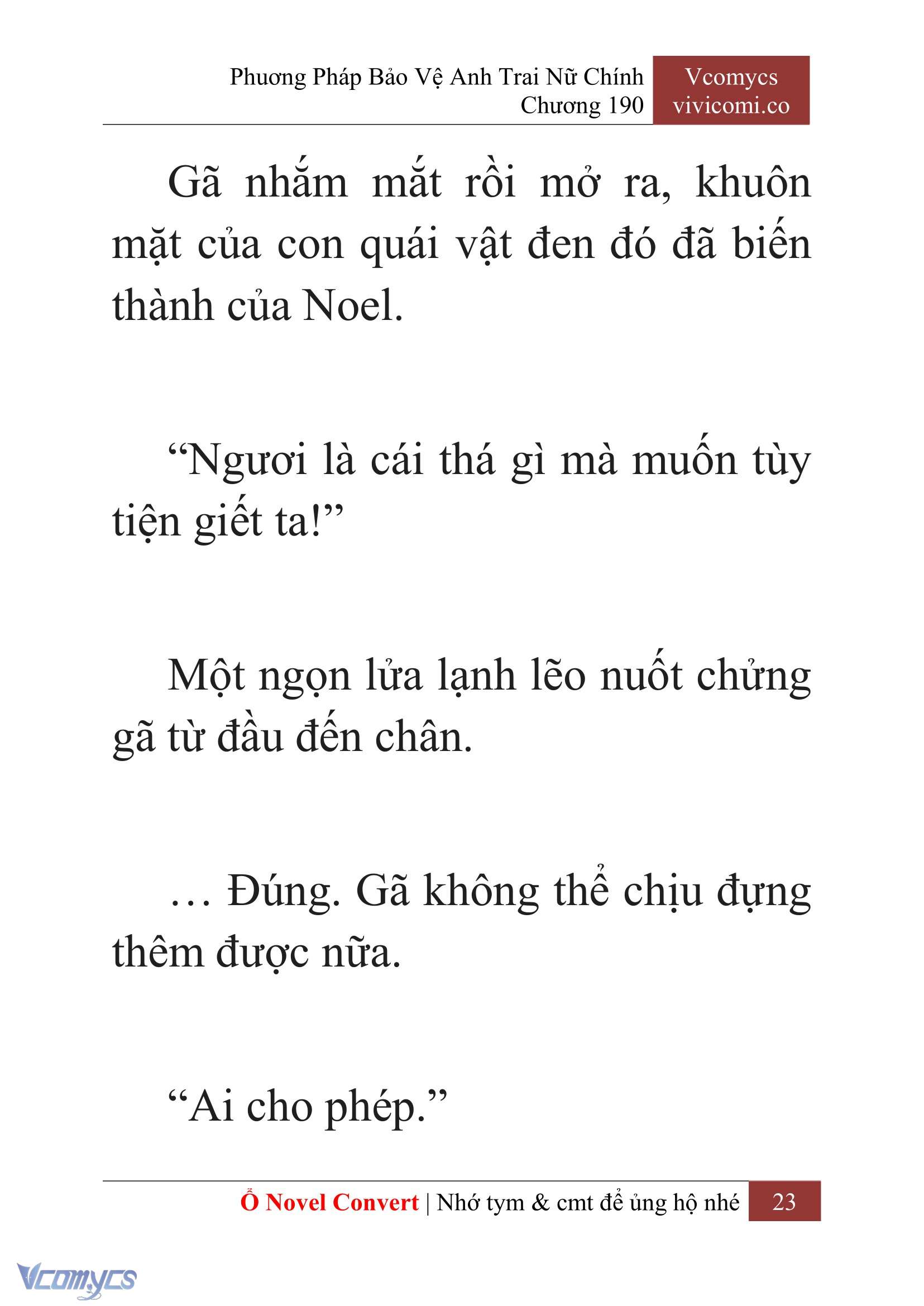 [Novel] Phương Pháp Bảo Vệ Anh Trai Nữ Chính Chap 190 - Trang 2