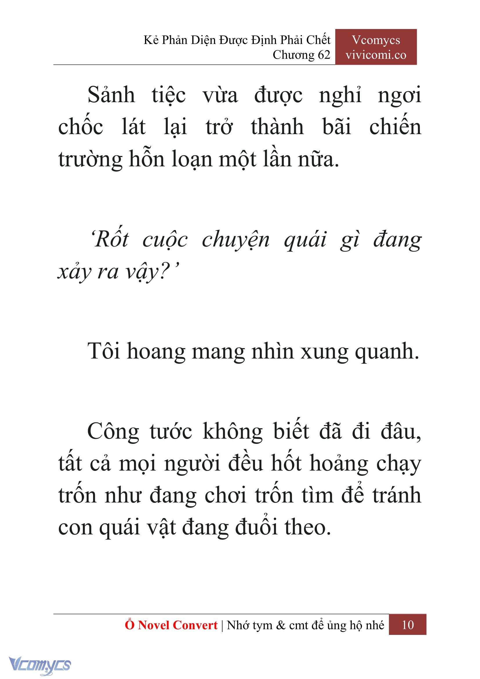 [Novel] Kẻ Phản Diện Được Định Phải Chết Chap 62 - Trang 2