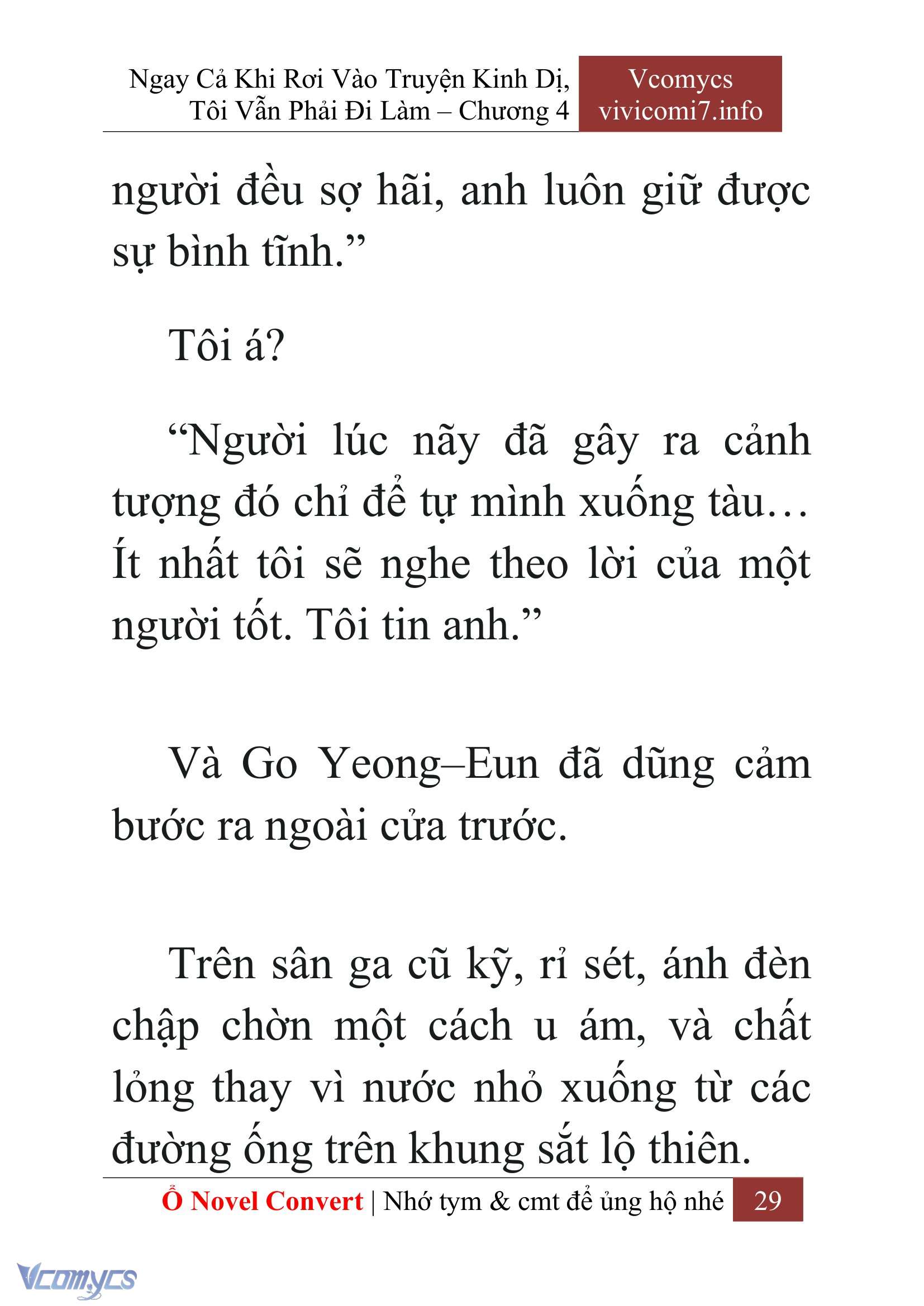 [Novel] Ngay Cả Khi Rơi Vào Truyện Kinh Dị, Tôi Vẫn Phải Đi Làm Chap 4 - Trang 2