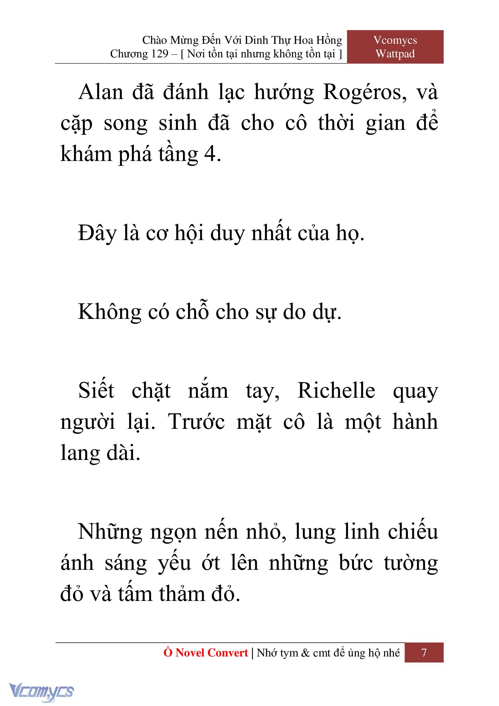 [Novel] Chào Mừng Đến Với Dinh Thự Hoa Hồng Chap 129 - Trang 2