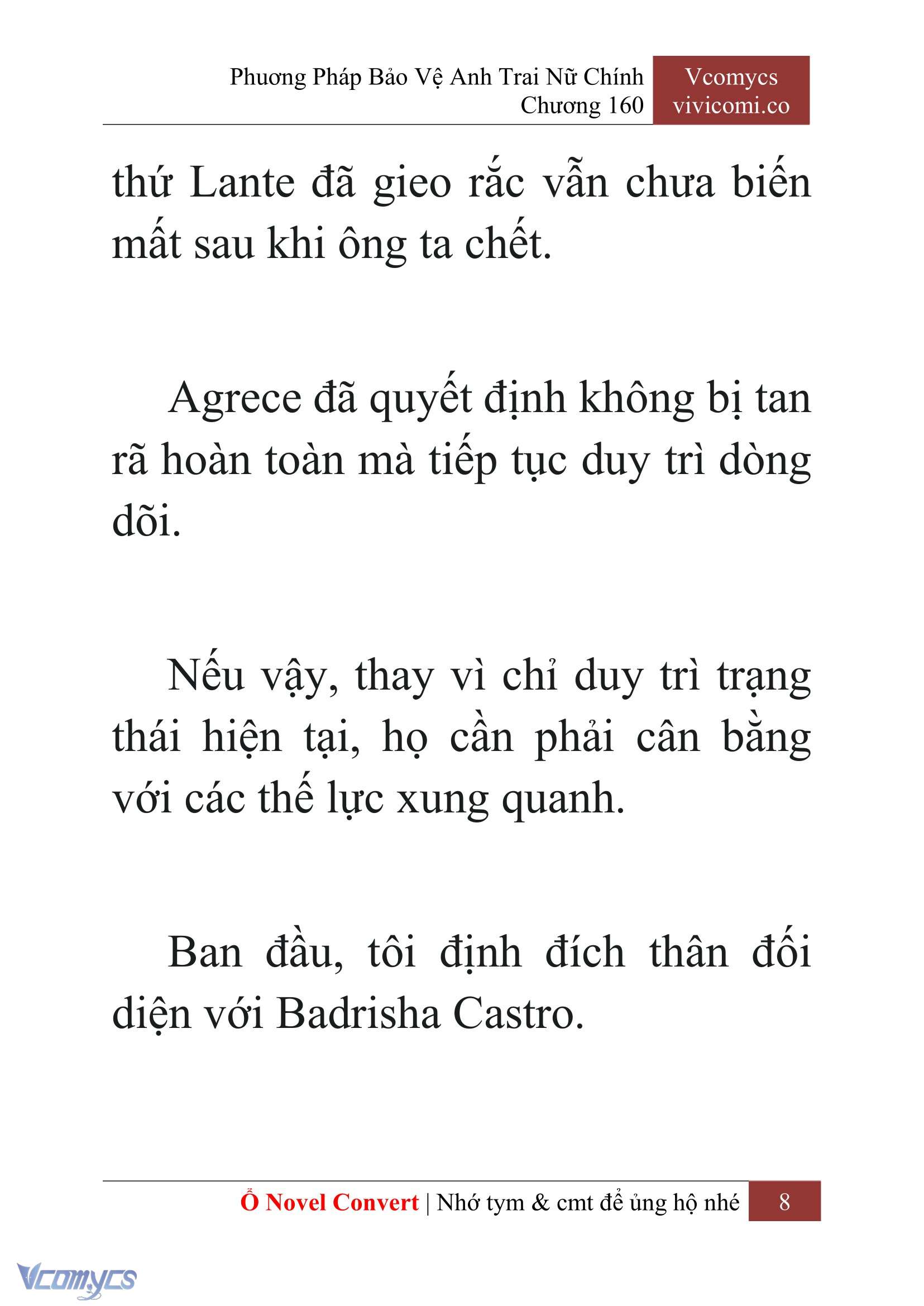[Novel] Phương Pháp Bảo Vệ Anh Trai Nữ Chính Chap 160 - Trang 2