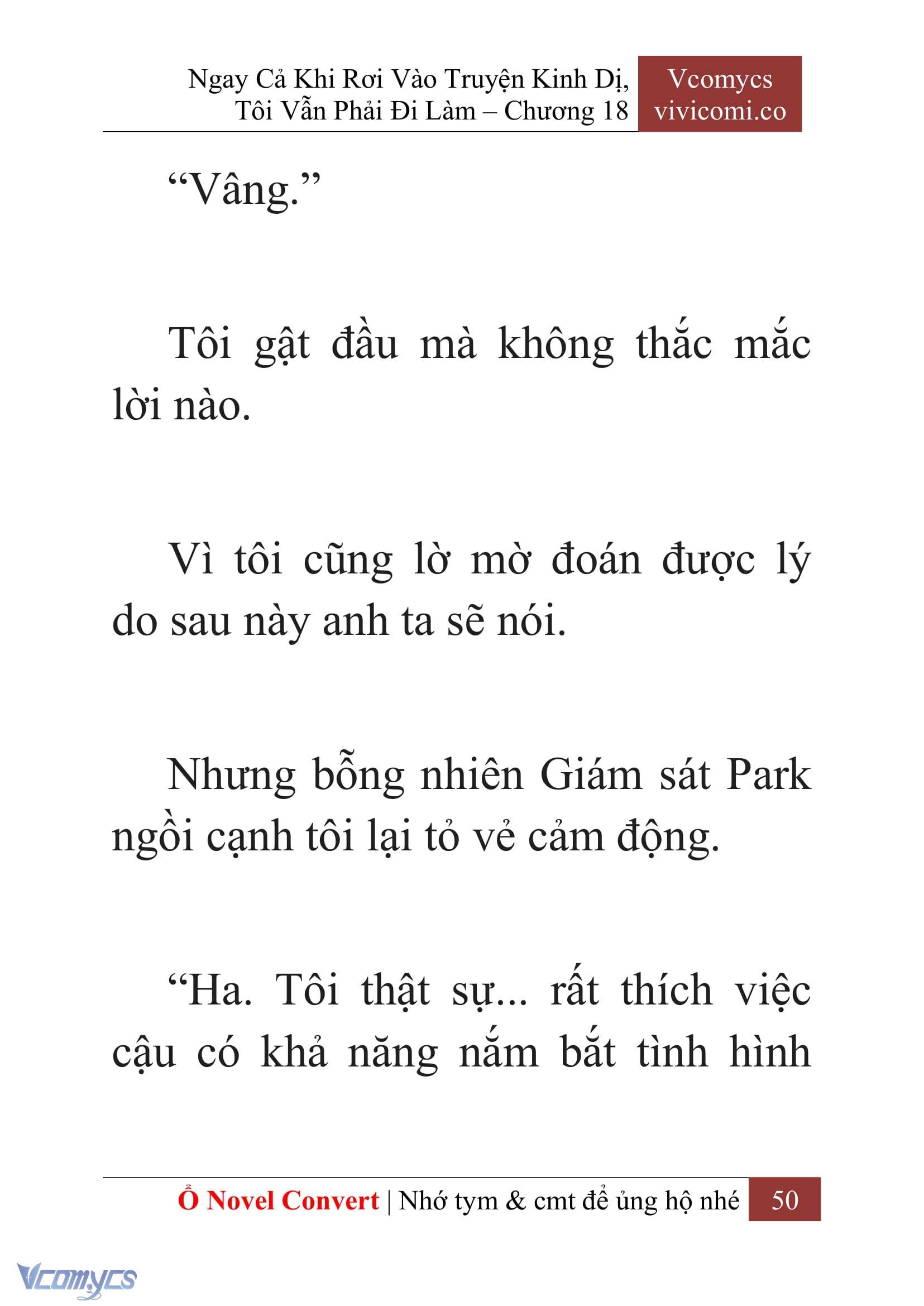 [Novel] Ngay Cả Khi Rơi Vào Truyện Kinh Dị, Tôi Vẫn Phải Đi Làm Chap 18 - Trang 2