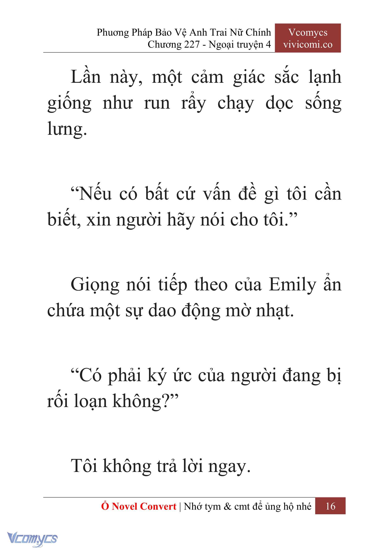 [Novel] Phương Pháp Bảo Vệ Anh Trai Nữ Chính Chap 227 - Trang 2