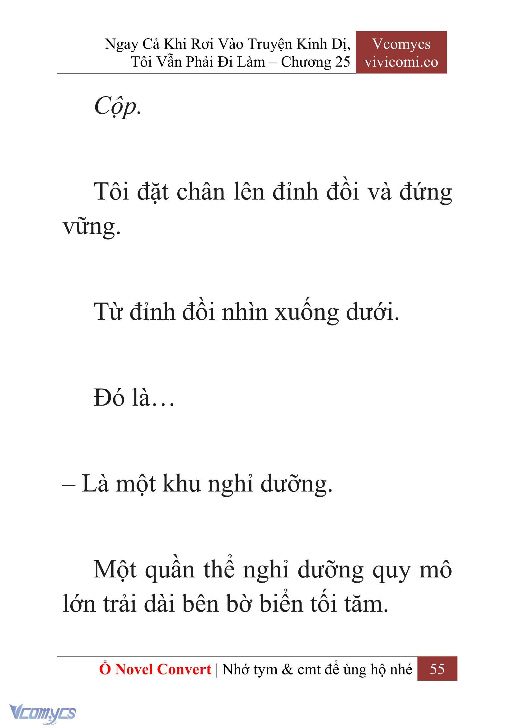 [Novel] Ngay Cả Khi Rơi Vào Truyện Kinh Dị, Tôi Vẫn Phải Đi Làm Chap 25 - Trang 2