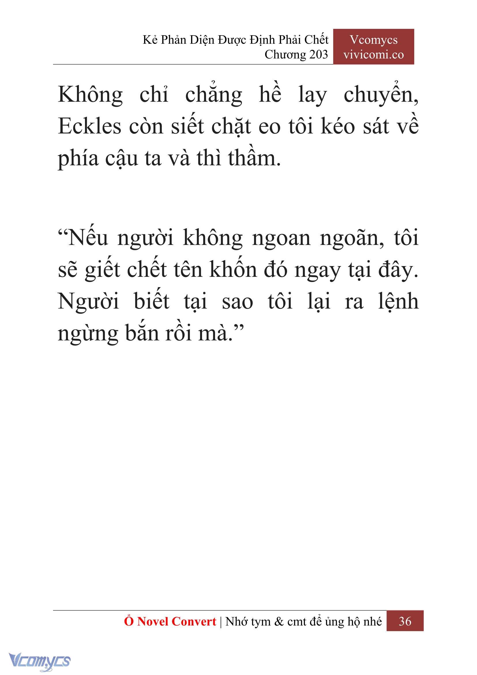 [Novel] Kẻ Phản Diện Được Định Phải Chết Chap 203 - Trang 2