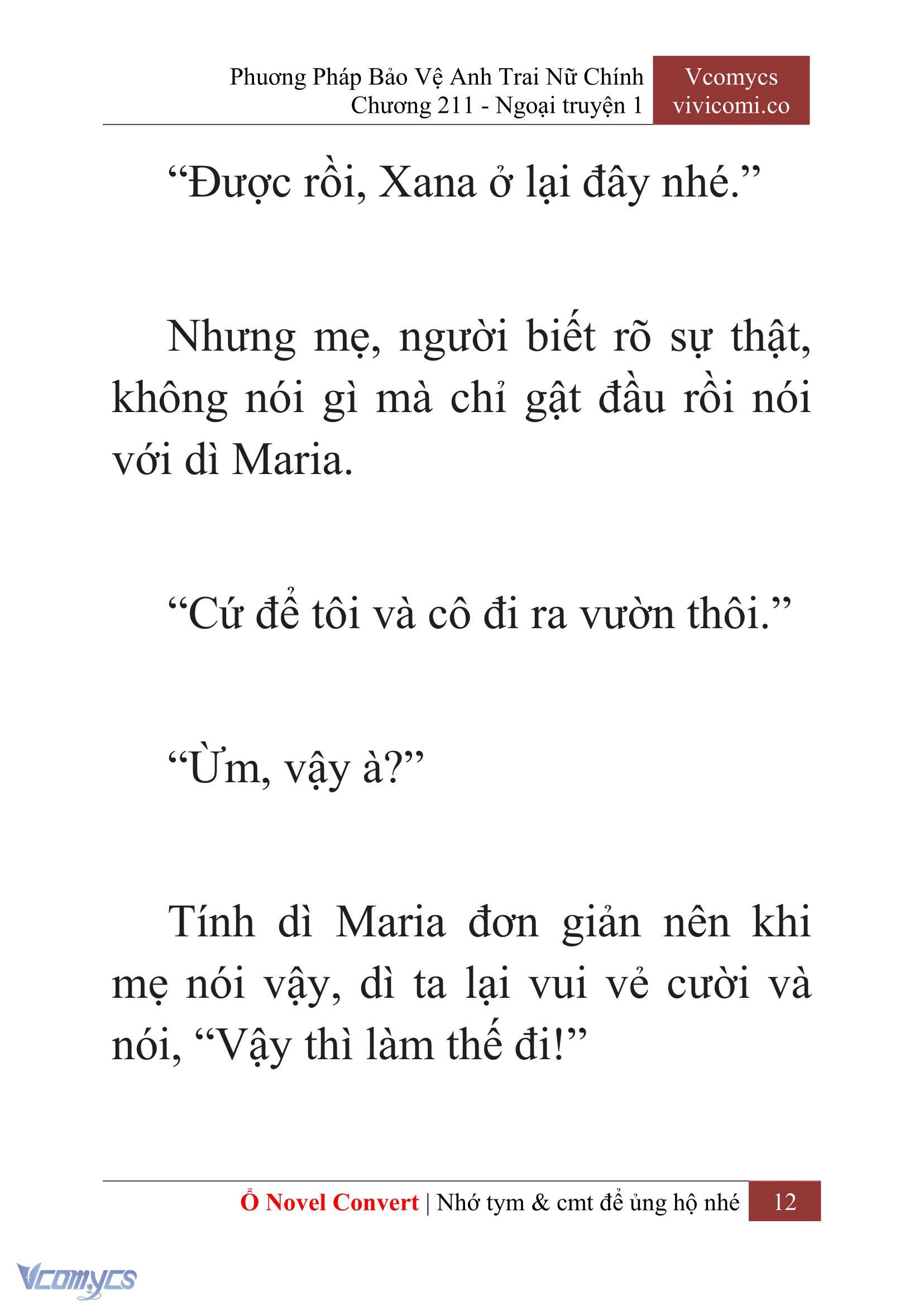 [Novel] Phương Pháp Bảo Vệ Anh Trai Nữ Chính Chap 211 - Trang 2